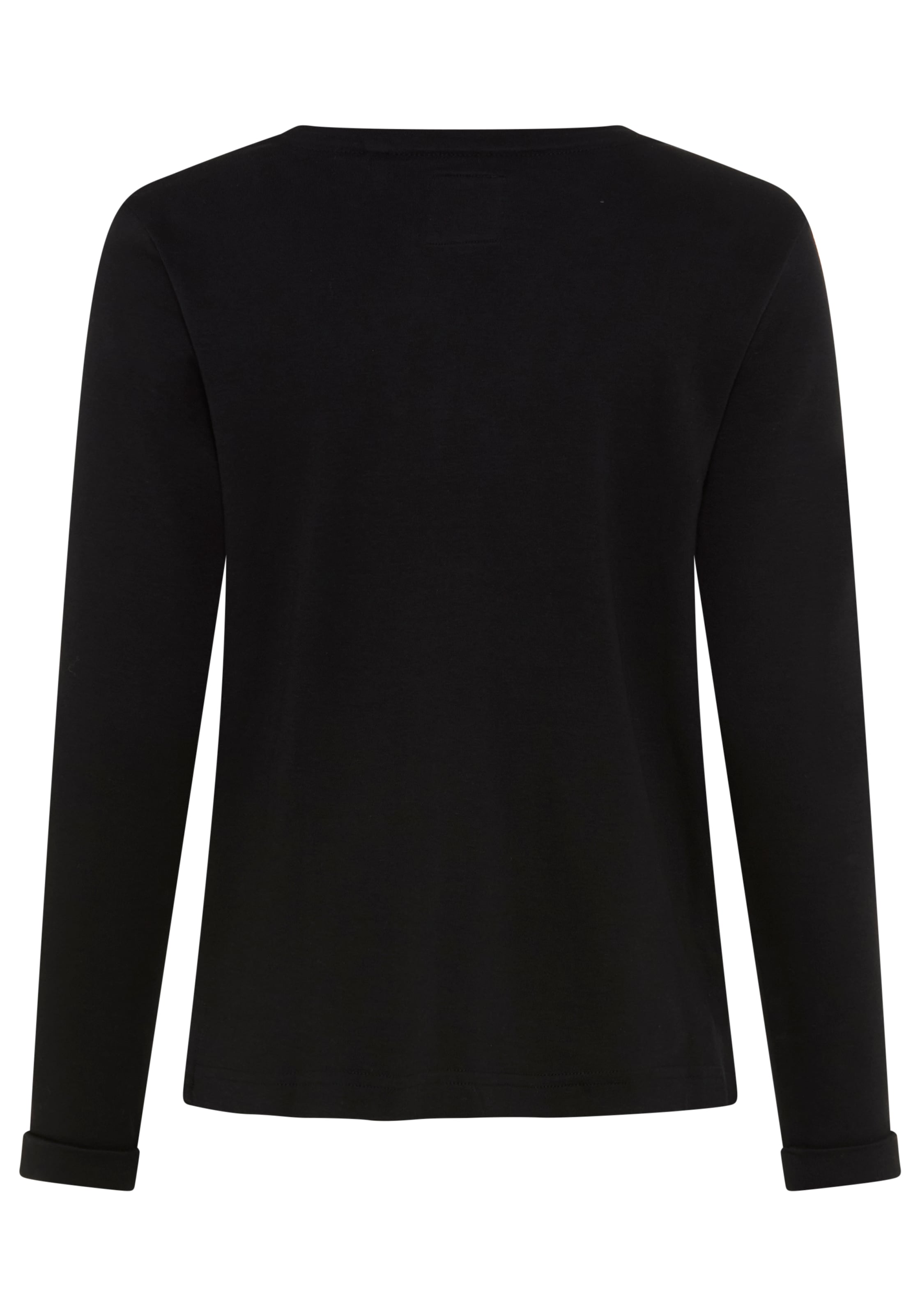 KangaROOS Sweatshirt , Langarm,  figurumspielend,  unifarben,  mit Rundhalsausschnitt
