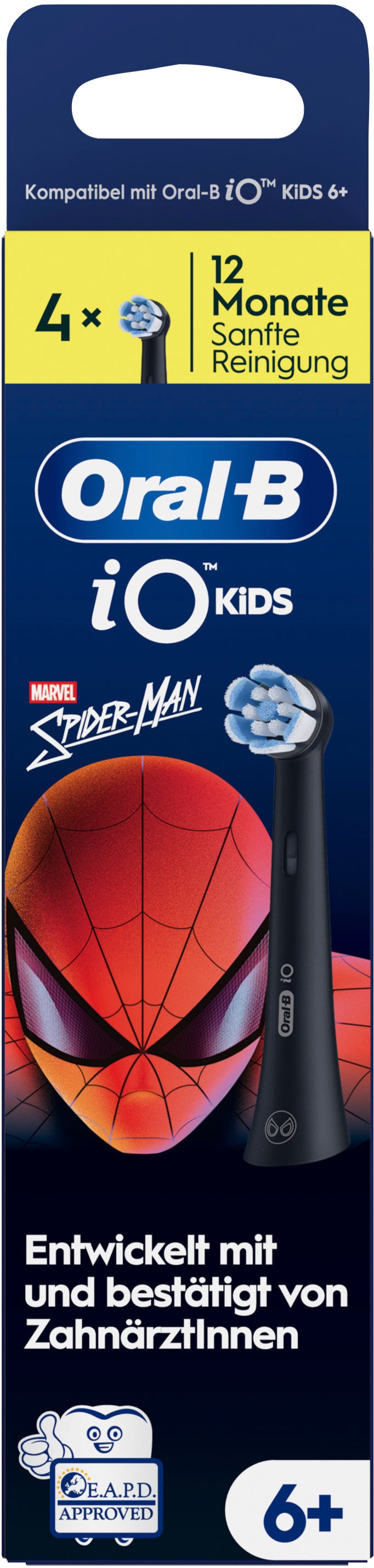 Oral-B »iO Kids 6+ Marvel Spiderman« doux pour dents et gencives fragiles, dès 6 ans