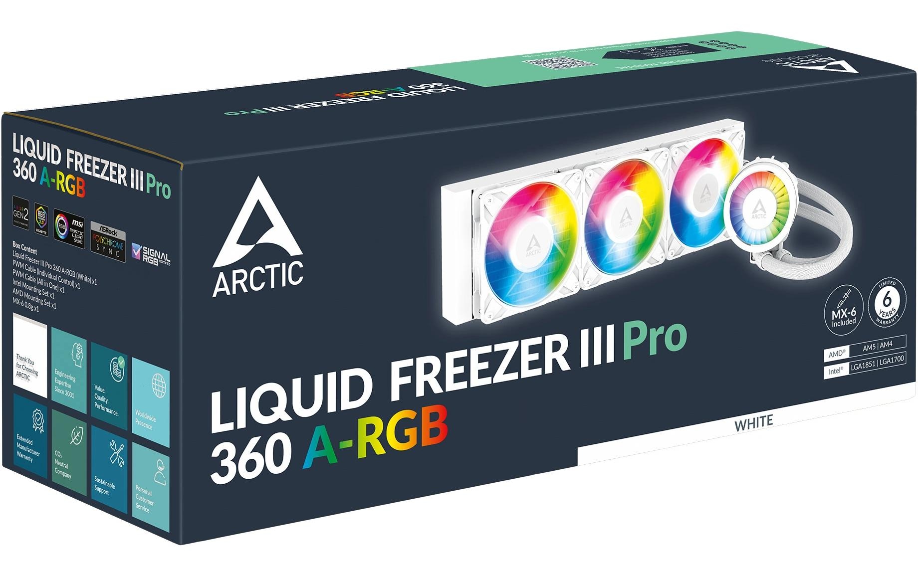 Computer-Kühler »Arctic Cooling Liquid Freezer III Pro 360 A-RGB«
