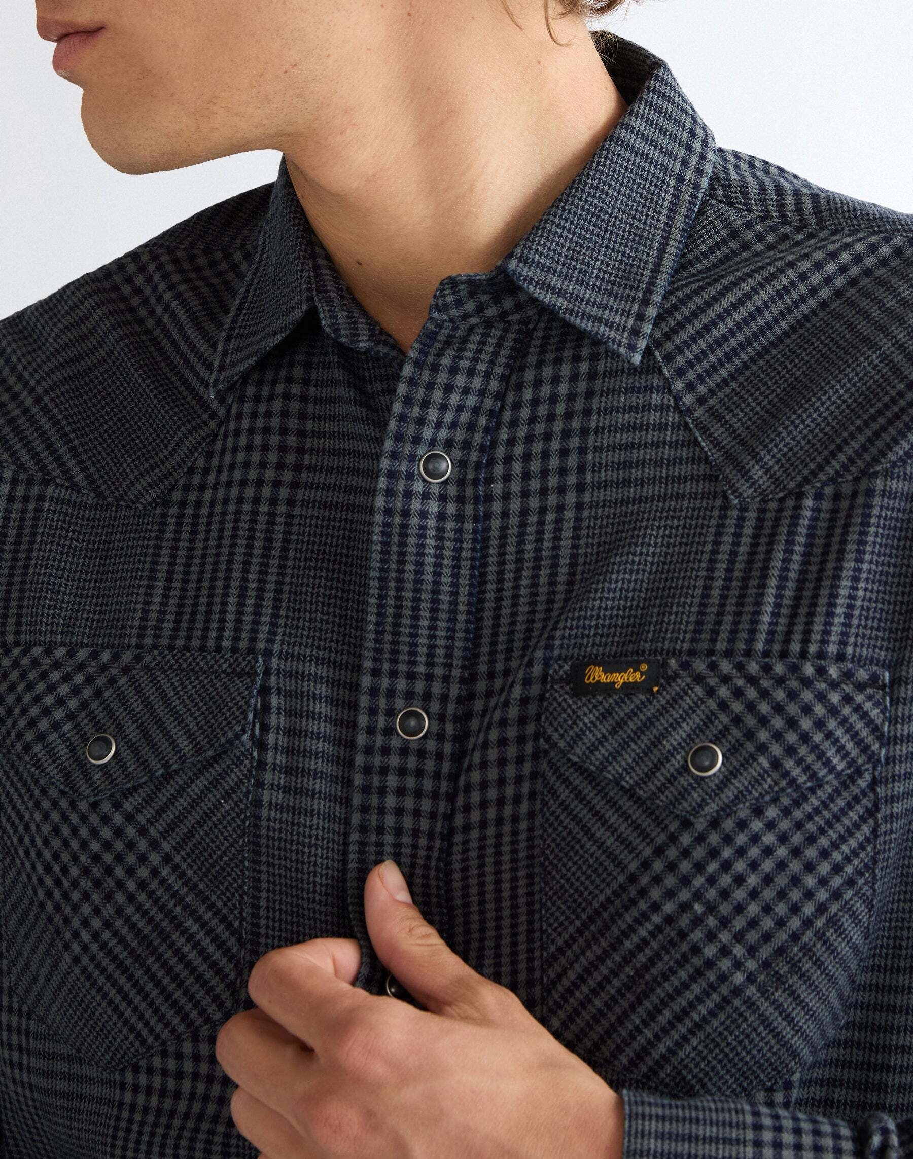 Wrangler Langarmhemd »WRANGLER Langarmhemd Western«