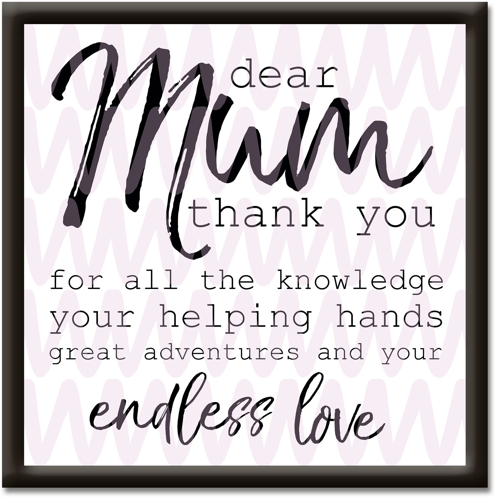 Image of Artland Wandbild »Liebe Mama«, Sprüche & Texte, (1 St.) bei Ackermann Versand Schweiz