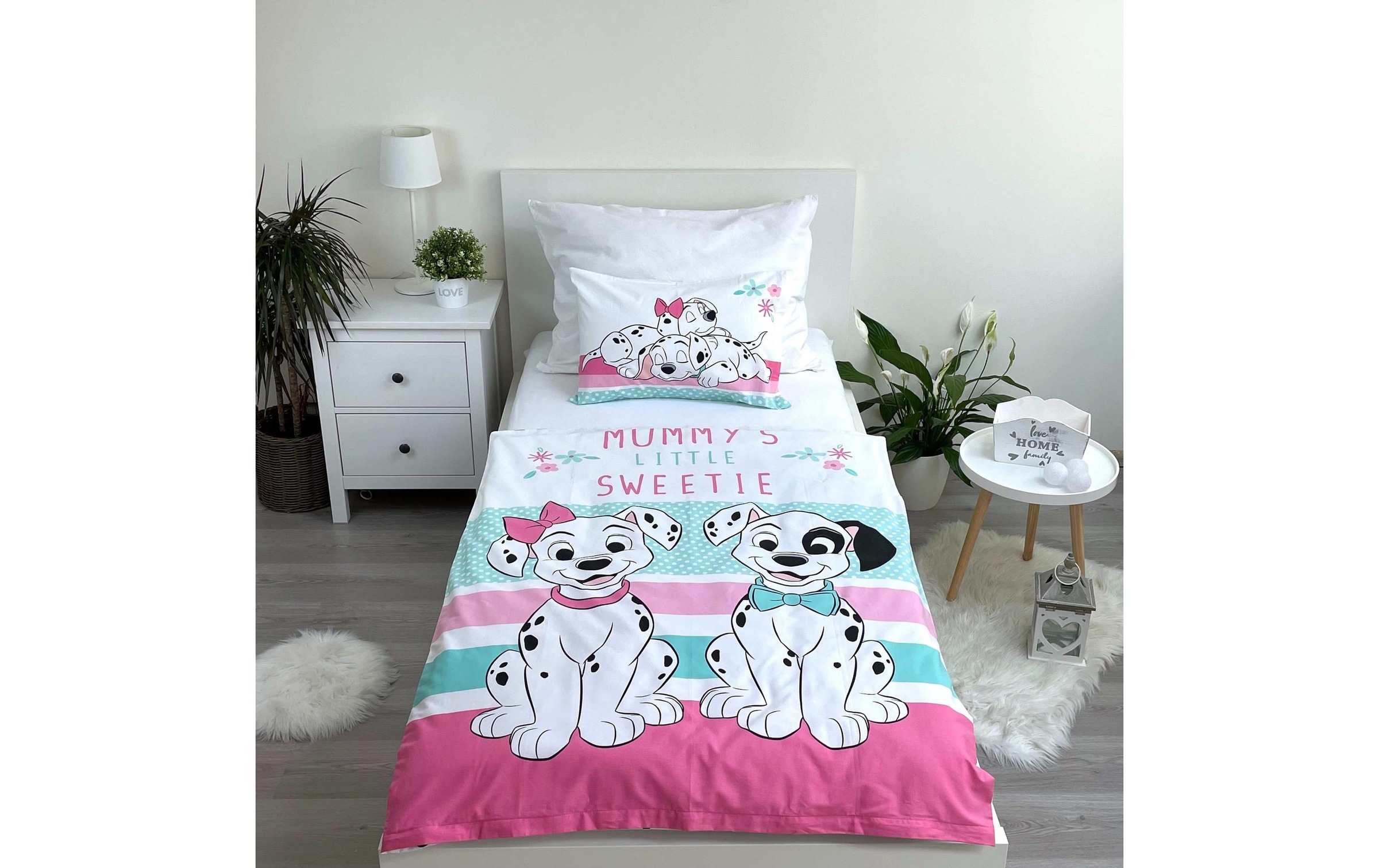 Kinderbettwäsche »Jerry Fabrics 101 Dalmatians 100 x 135 cm + 40 x 60 cm«