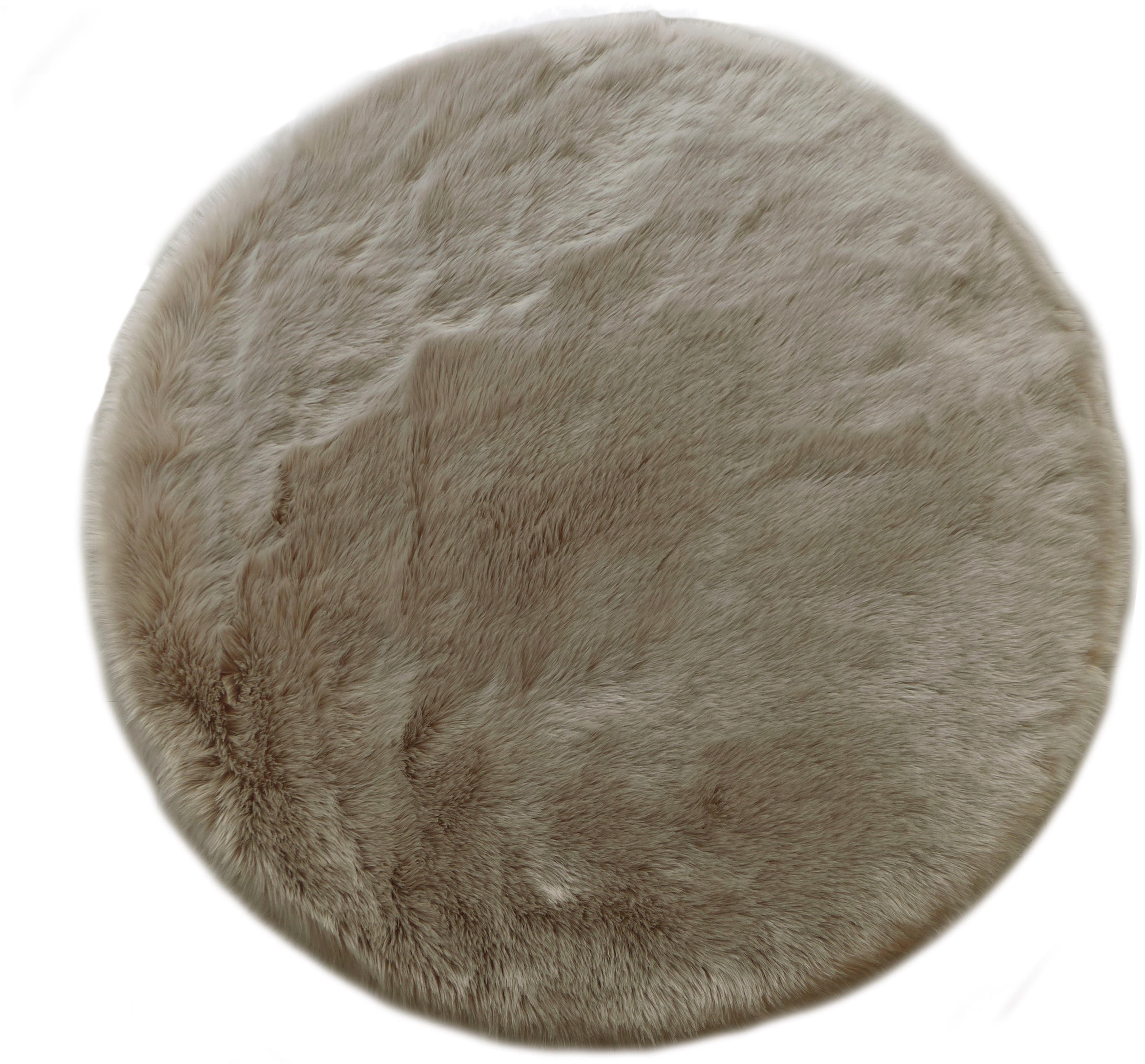 Image of GALA Hochflor-Teppich »Haven Avenue«, rund, 60 mm Höhe, Uni-Farben, weich und flauschig, Kunstfell-Teppich, ideal im Wohnzimmer, Schlafzimmer & Kinderzimmer bei Ackermann Versand Schweiz