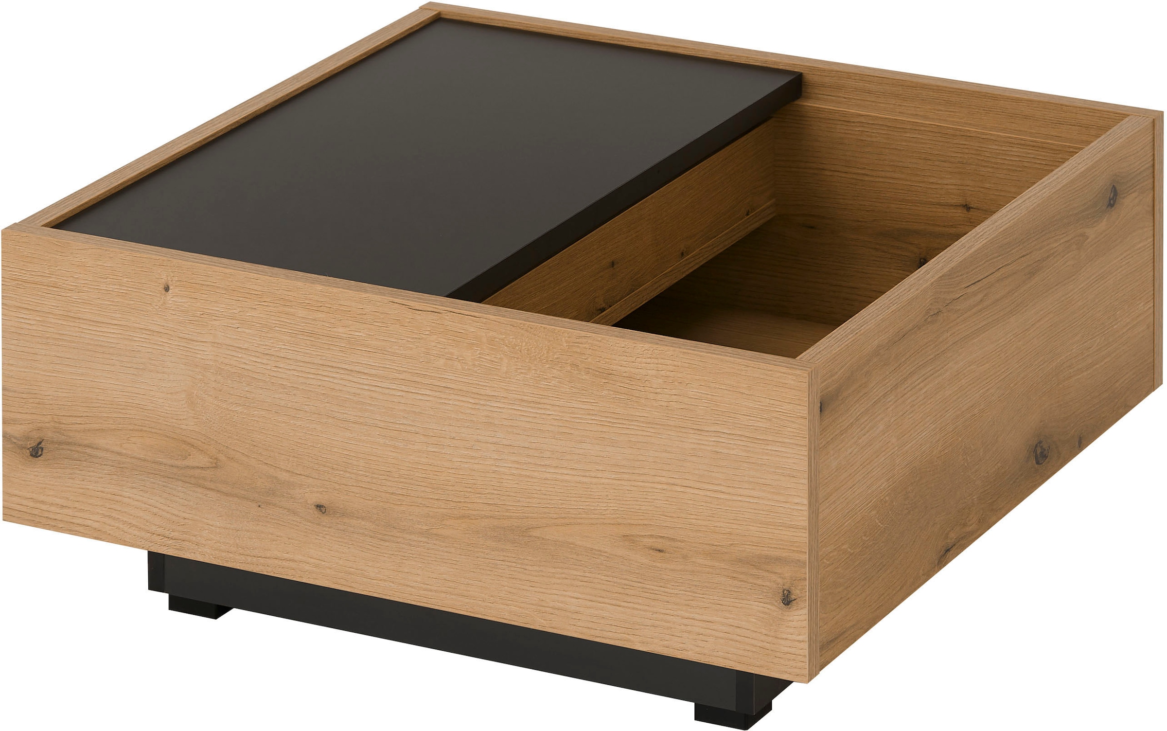 Home affaire Couchtisch »Soleto, Beistelltisch, Wohnzimmertisch, Sofatisch, Tisch« vielseitig einsetzbar, ausreichend Stauraum, variable Tischplatte