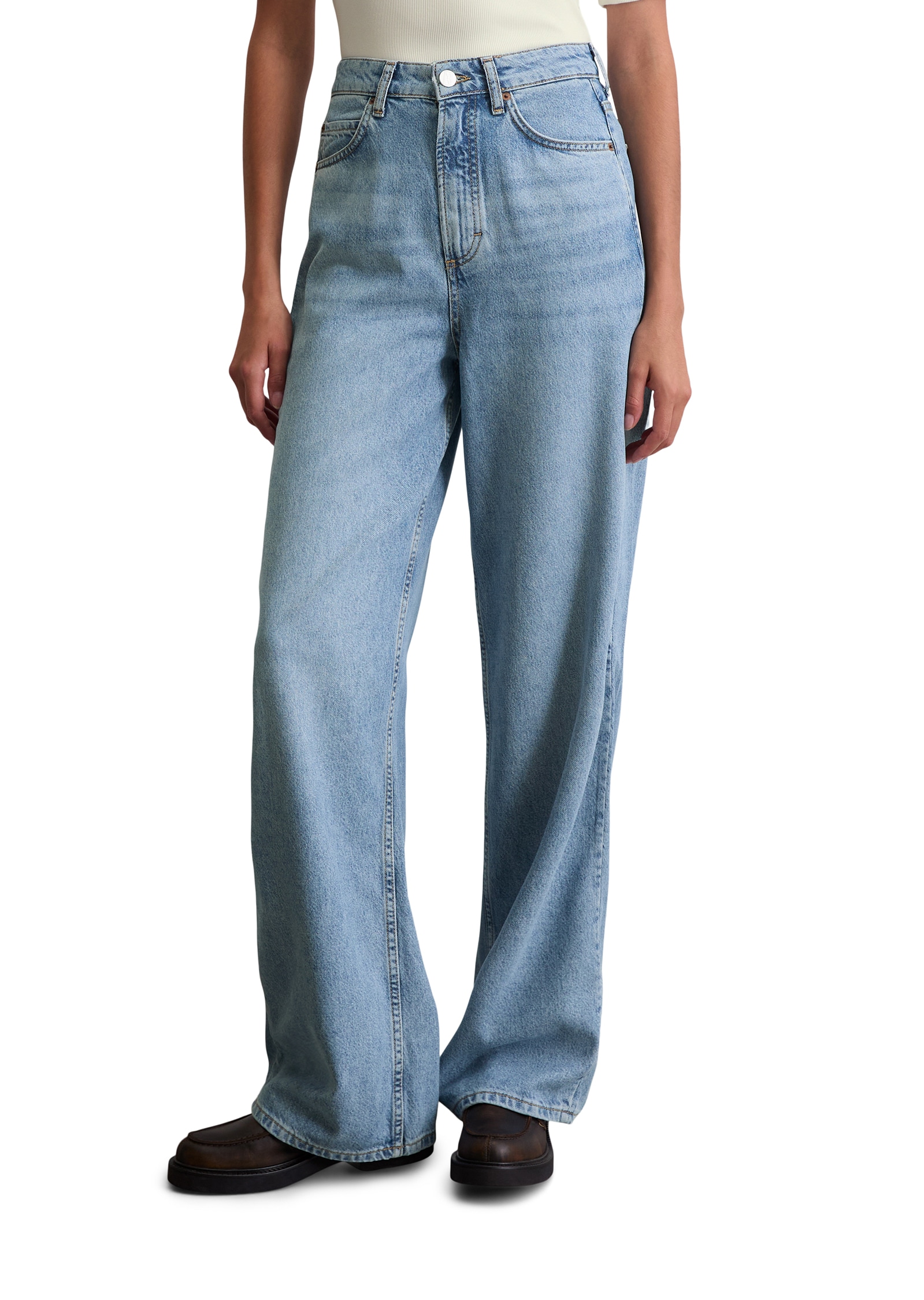 Image of Marc OPolo Weite Jeans High waist, Wide Fit, used washed
