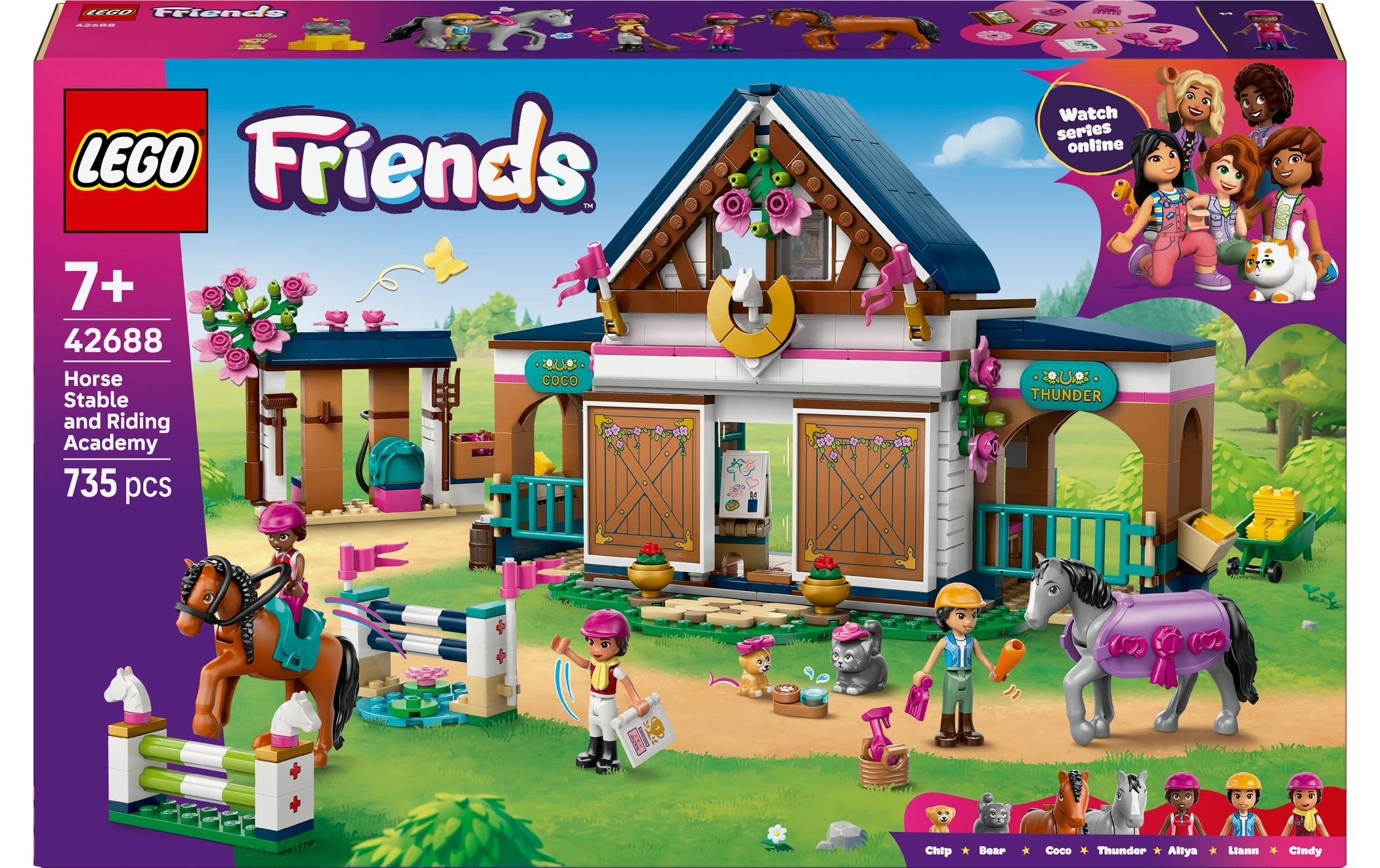Image of Konstruktionsspielsteine "Friends Pferdestall und Reitschule 42688" Kategorie: Alltägliches