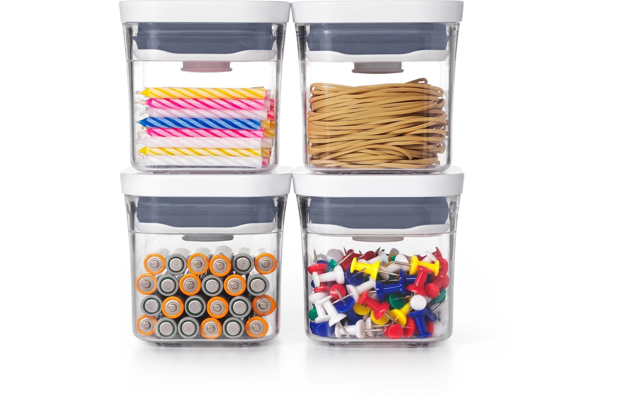 OXO Good Grips Système de rangement »OXO 4-Piece Mini POP Container Set« Ensemble, 4 tlg. Langlebig, spülmaschinenfest und vielseitig einsetzbar