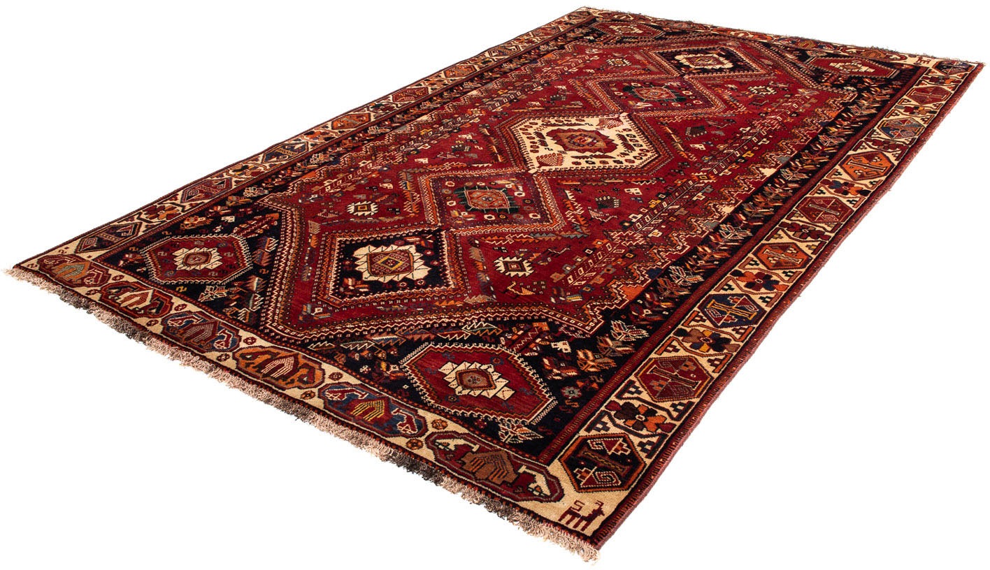 Image of morgenland Orientteppich »Perser - Nomadic - 290 x 182 cm - dunkelrot«, rechteckig, 10 mm Höhe, Wohnzimmer, Handgeknüpft, Einzelstück mit Zertifikat bei Ackermann Versand Schweiz