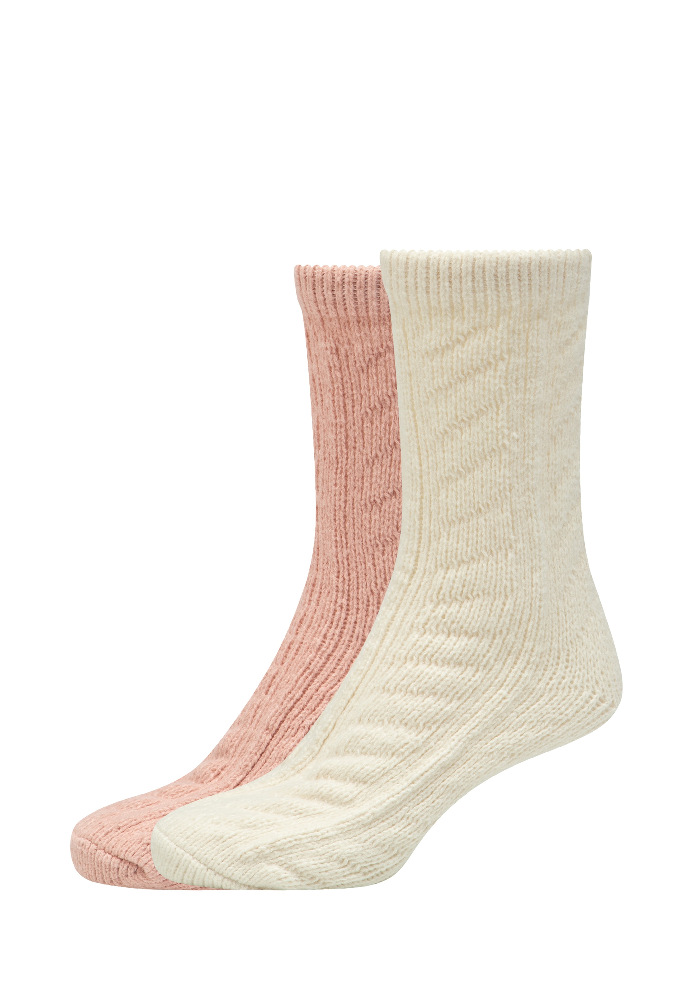 s.Oliver Socken »warm & cozy«, (4 Paar), mit elastischem Bund