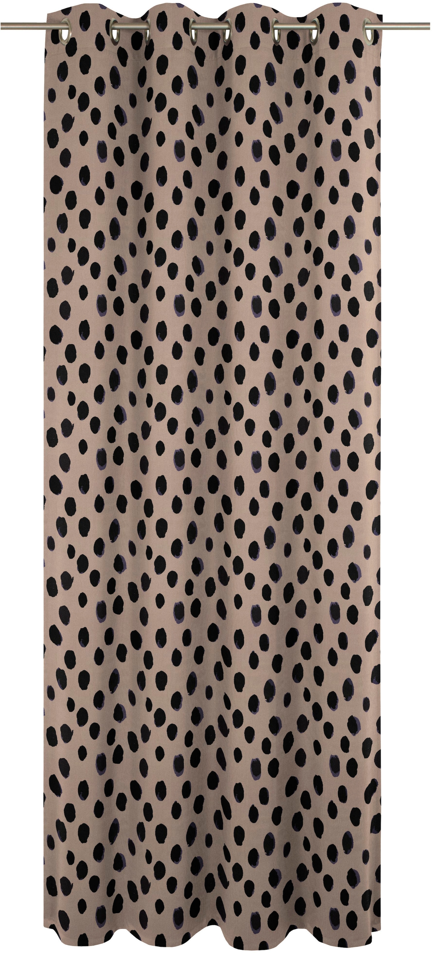 Adam Vorhang »Vorhang Dots aus Leinen und Bio-Baumwolle, Ösen (1 St)«, (1 St.), Blickdichter Vorhang Dots aus Leinen und Bio-Baumwolle Made in Germany