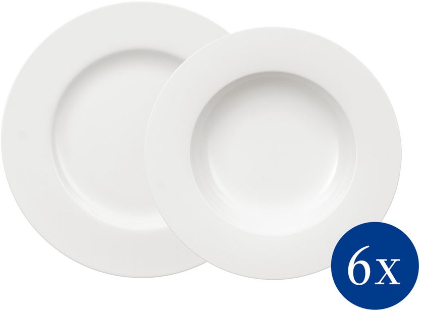 Image of Villeroy & Boch Tafelservice »Royal«, (Set, 12 tlg.), Premium Bone China Qualität bei Ackermann Versand Schweiz