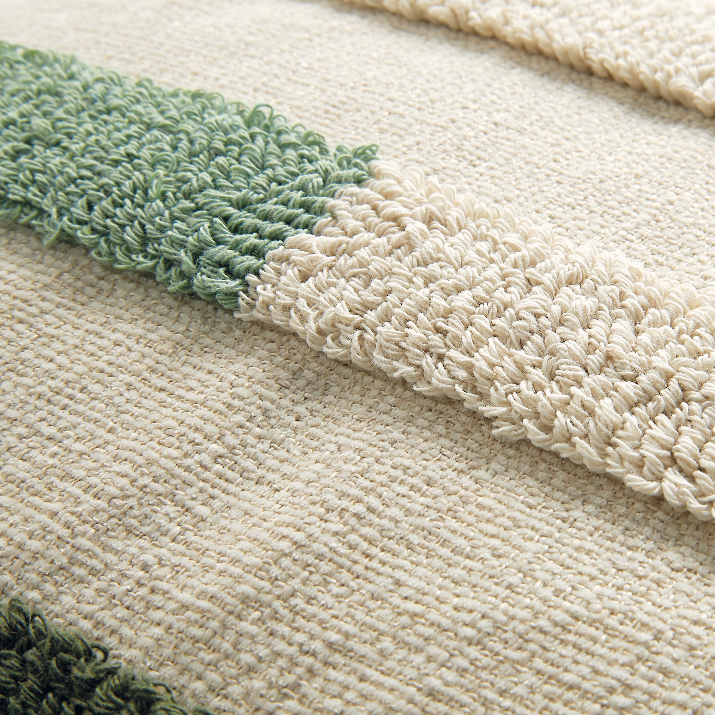 Musterring Coussin décoratif »Rythm« mit aufgestickten 3D-Streifen