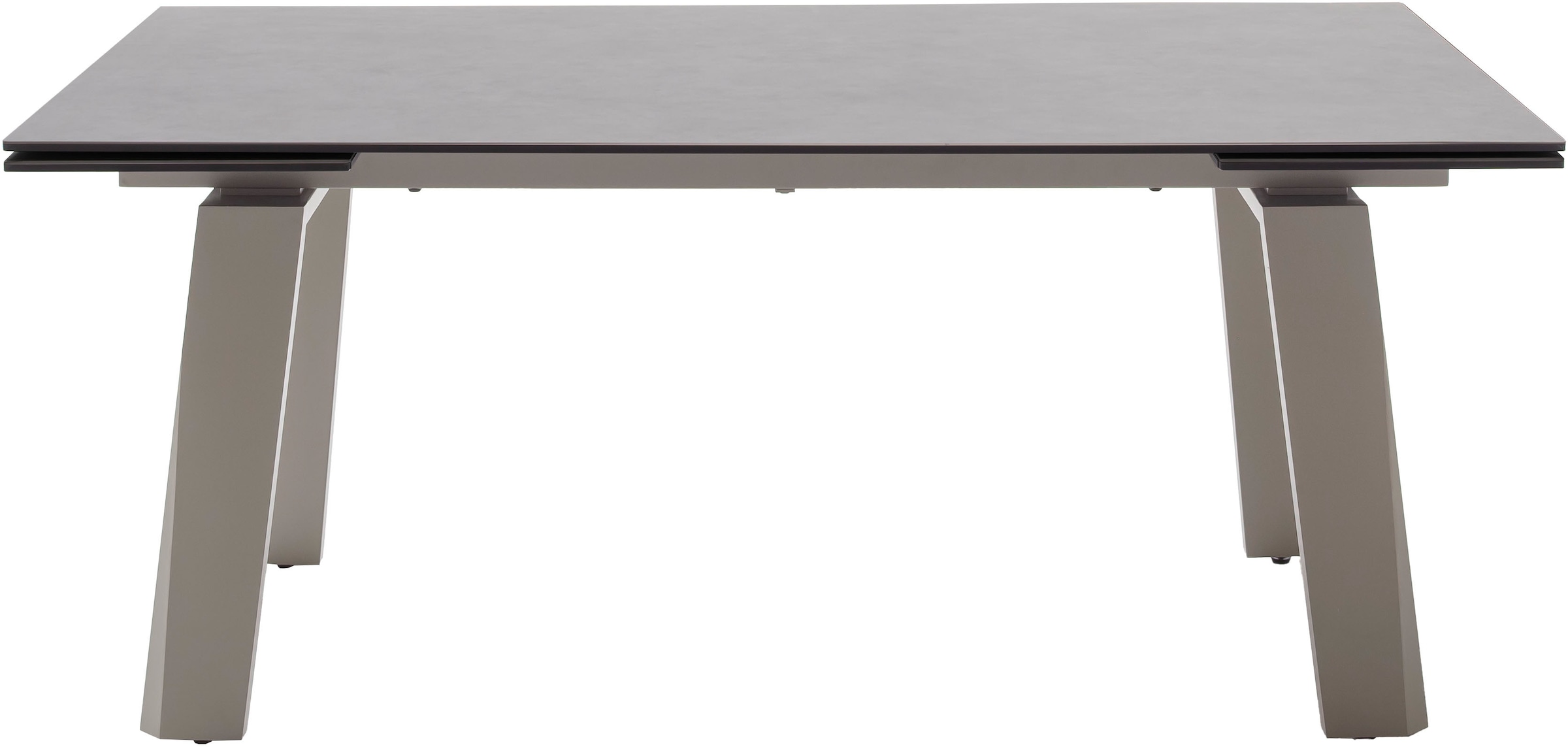Image of MCA furniture Esstisch "Kalamata" 1 Stk. tlg. Auszugstisch, Stirnauszug, Metallgestell, Keramik, Sicherheitsglas