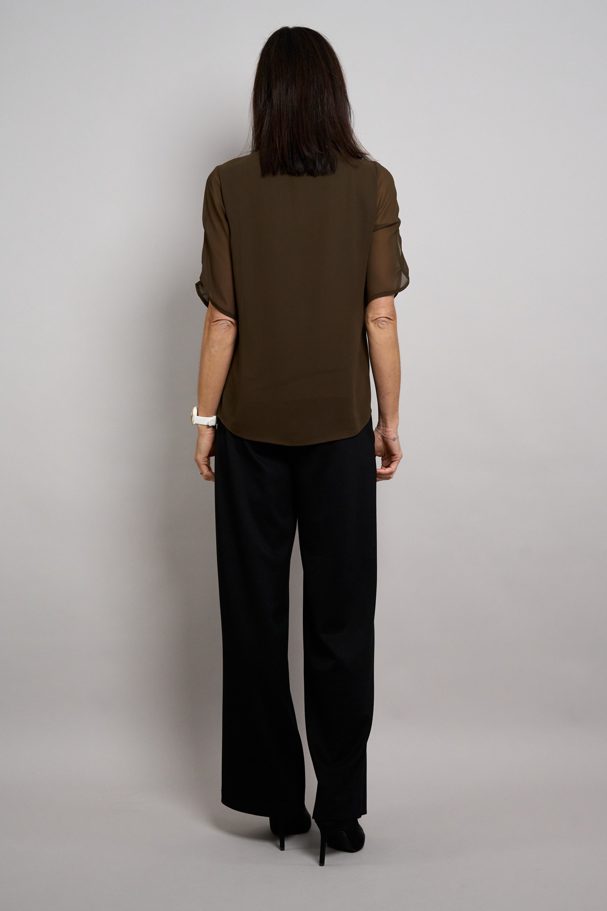 Seidel Moden Blouse en mousseline »Otto exclusiv« Halbarm mit Cut-Out-Detail und Glitzerstein - MADE IN GERMANY