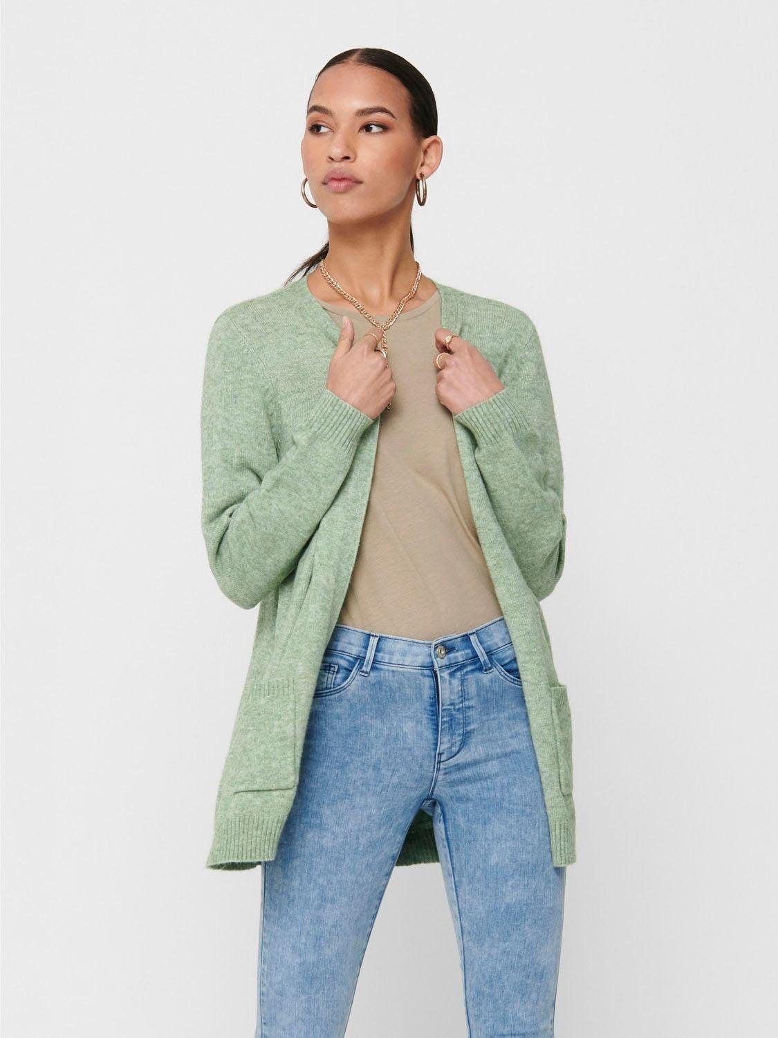 Strickjacke »ONLLESLY L/S OPEN CARDIGAN KNT NOOS«