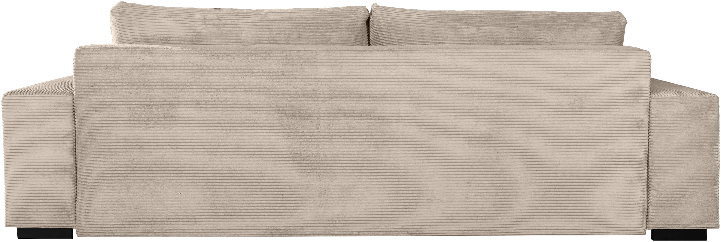 COLLECTION AB Schlafsofa »Kreta, B: 248 cm, Liegefl. 137x195 cm« Schlaffunktion, Bettkasten & 2 Zierkissen, optional mit Topper
