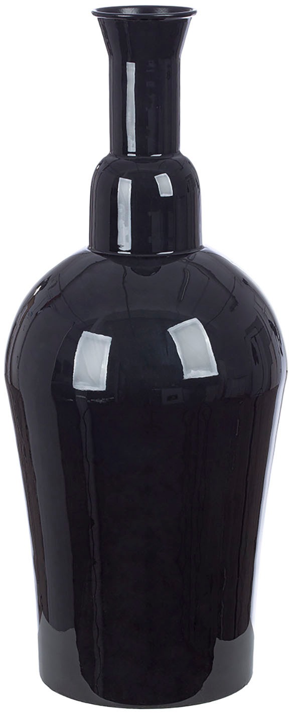Image of GILDE Bodenvase "Vase Filu, schwarz H.55 cm"