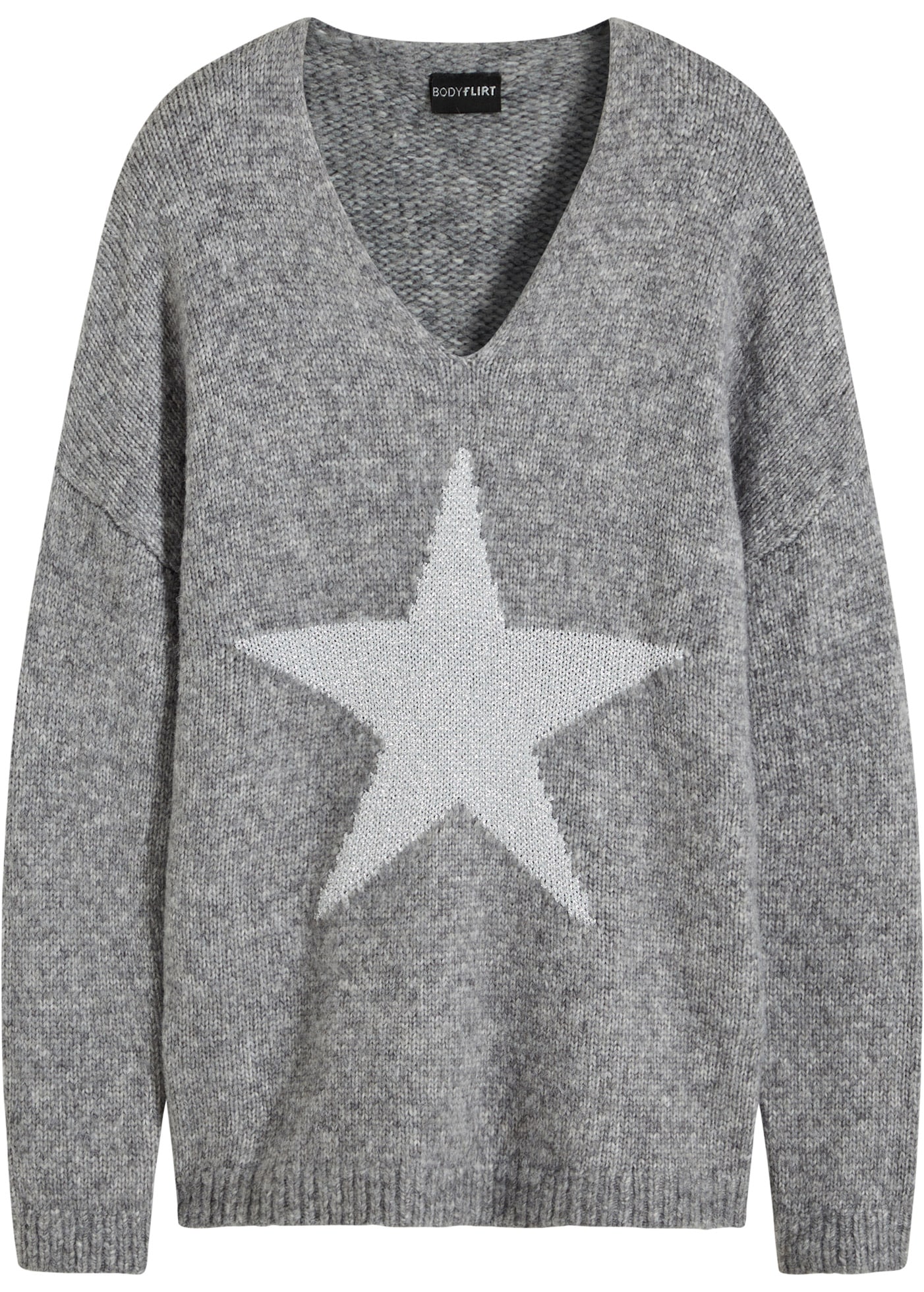 bonprix Strickpullover »Pullover mit Stern« Pullover mit Stern