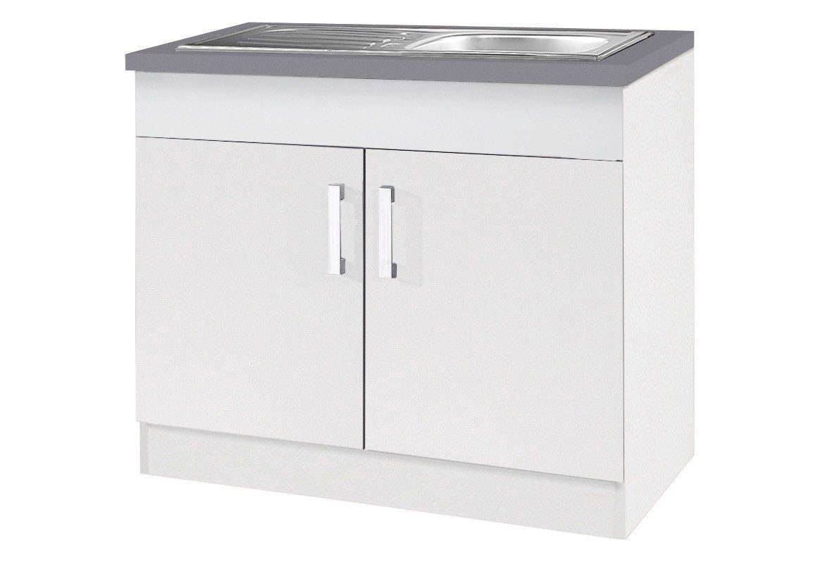 KOCHSTATION Spülenschrank »KS-Toronto, Breite 100 cm«