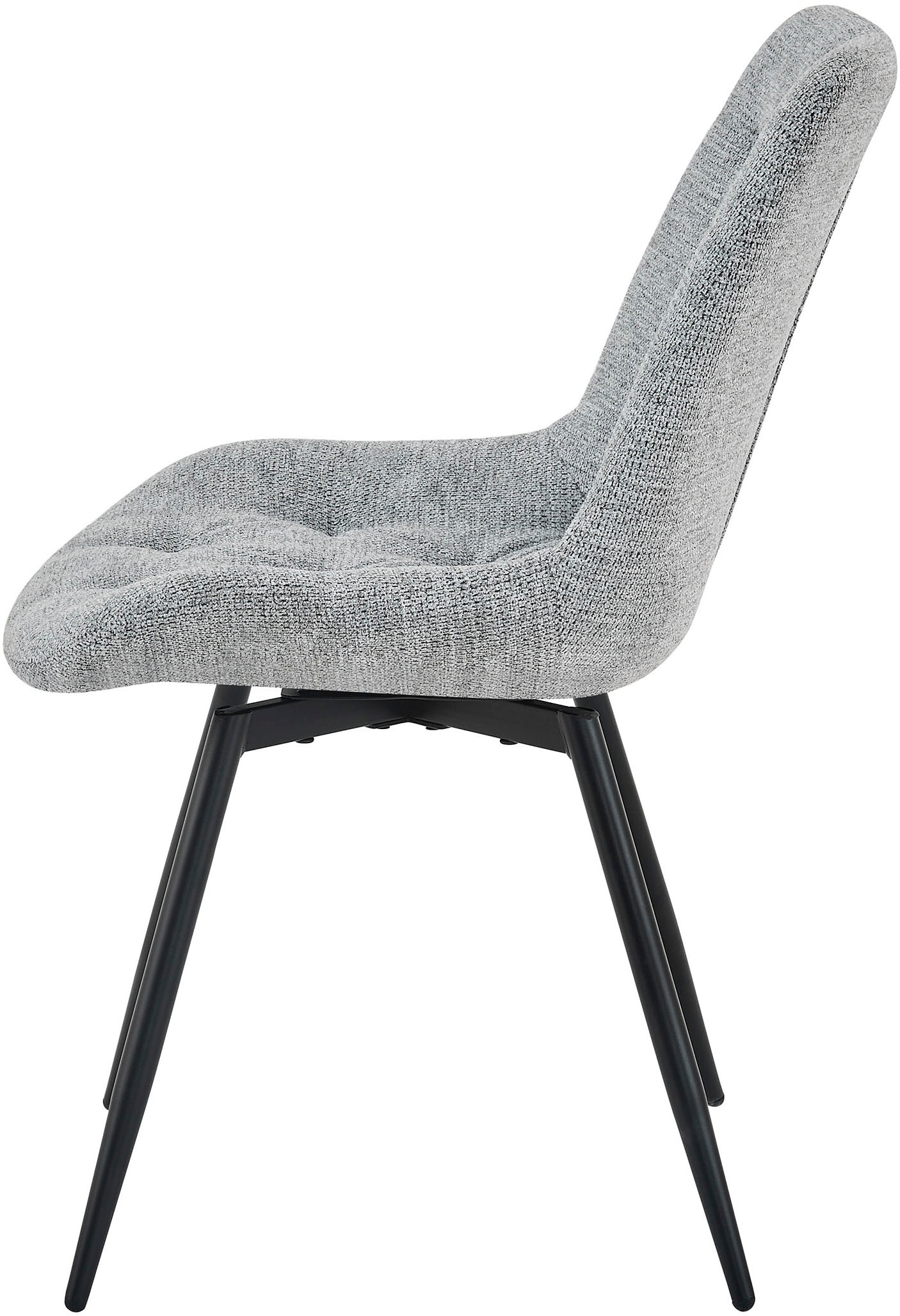 byLIVING Chaise de salle à manger »Aragon« (Ensemble) 2 cuis360 Grad drehbarer Stuhl, hochwertiger Webstoffbezug mit Steppung