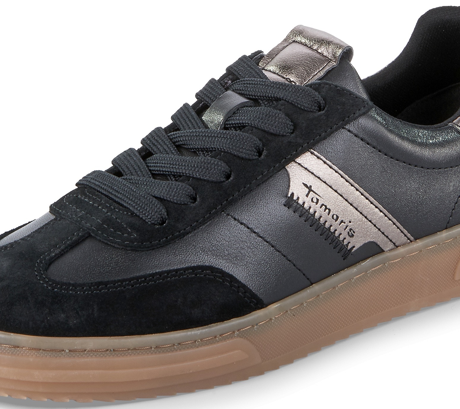 Tamaris Plateausneaker, Schnürschuh, Halbschuh, Freizeitschuh mit gepolstertem Schaftrand