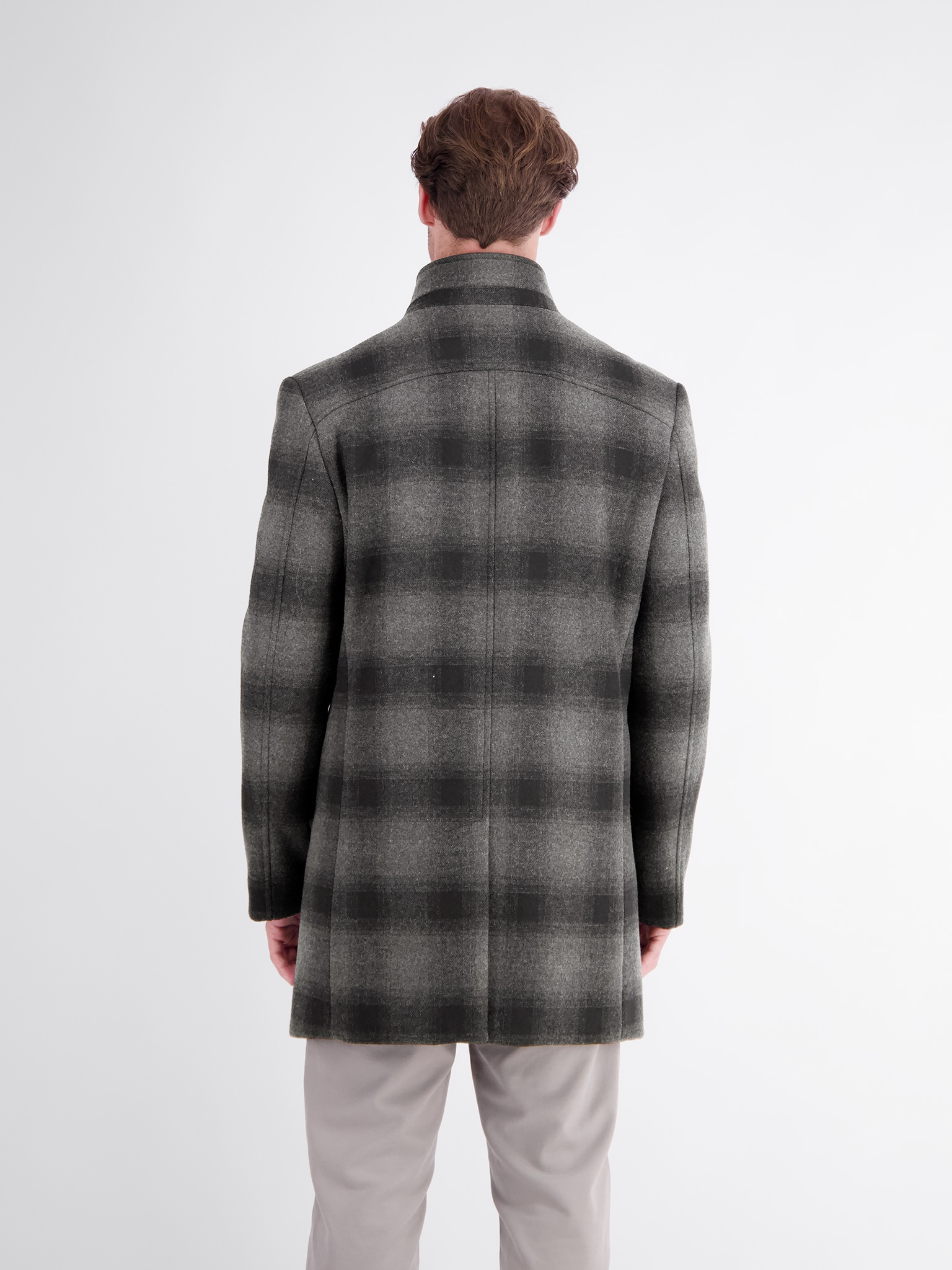 LERROS Manteau court mit Stehkragen und Knopfleiste und Woll-Anteil