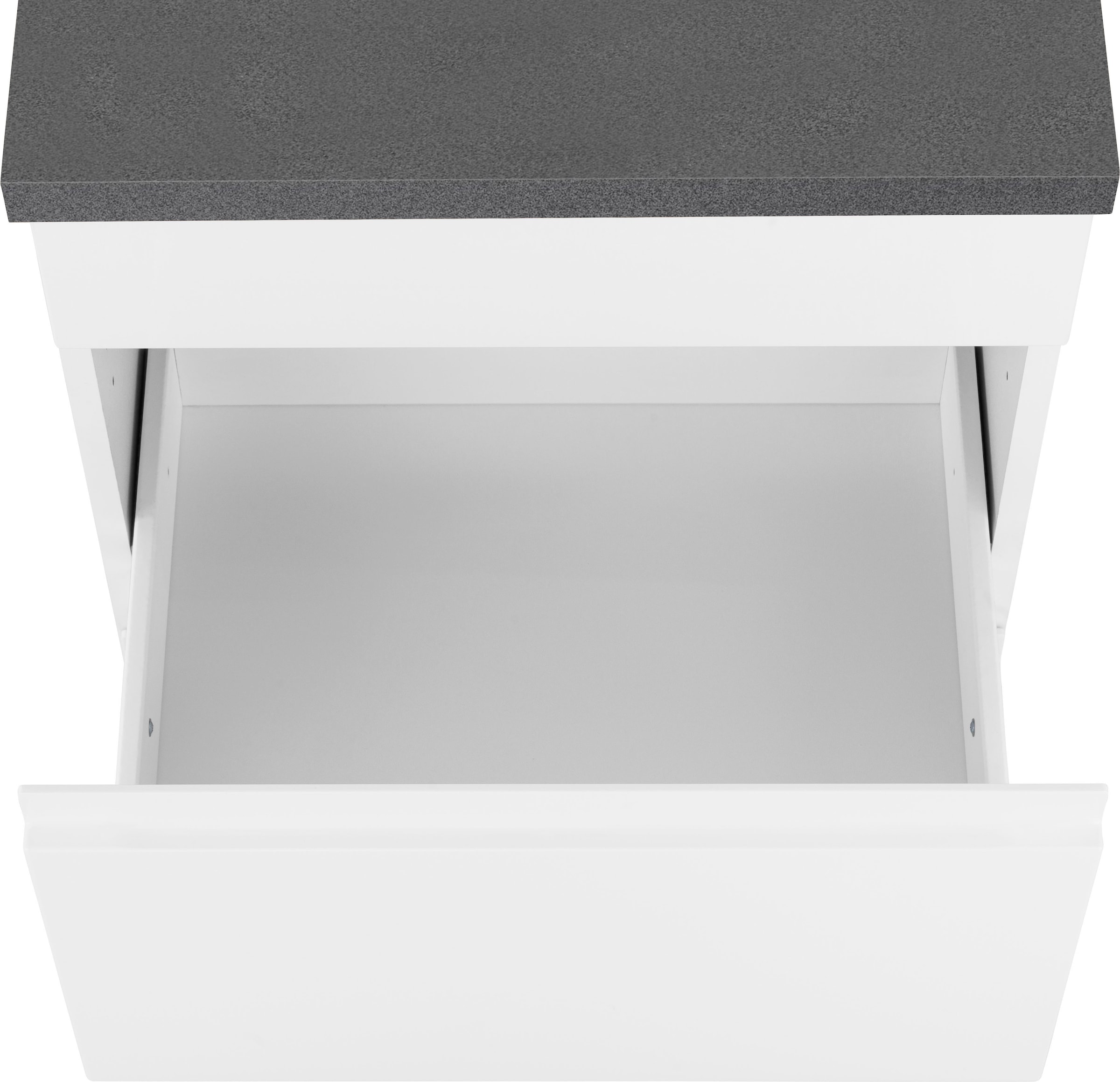 KOCHSTATION Unterschrank »KS-Virginia,neu in verbesserter Ausführung« Stauraum, Softclose, mit CPL-Arbeitsplatte,  Breite 50 cm, 1 Schubkasten, 2 Auszüge, Soft-Close-Funktion