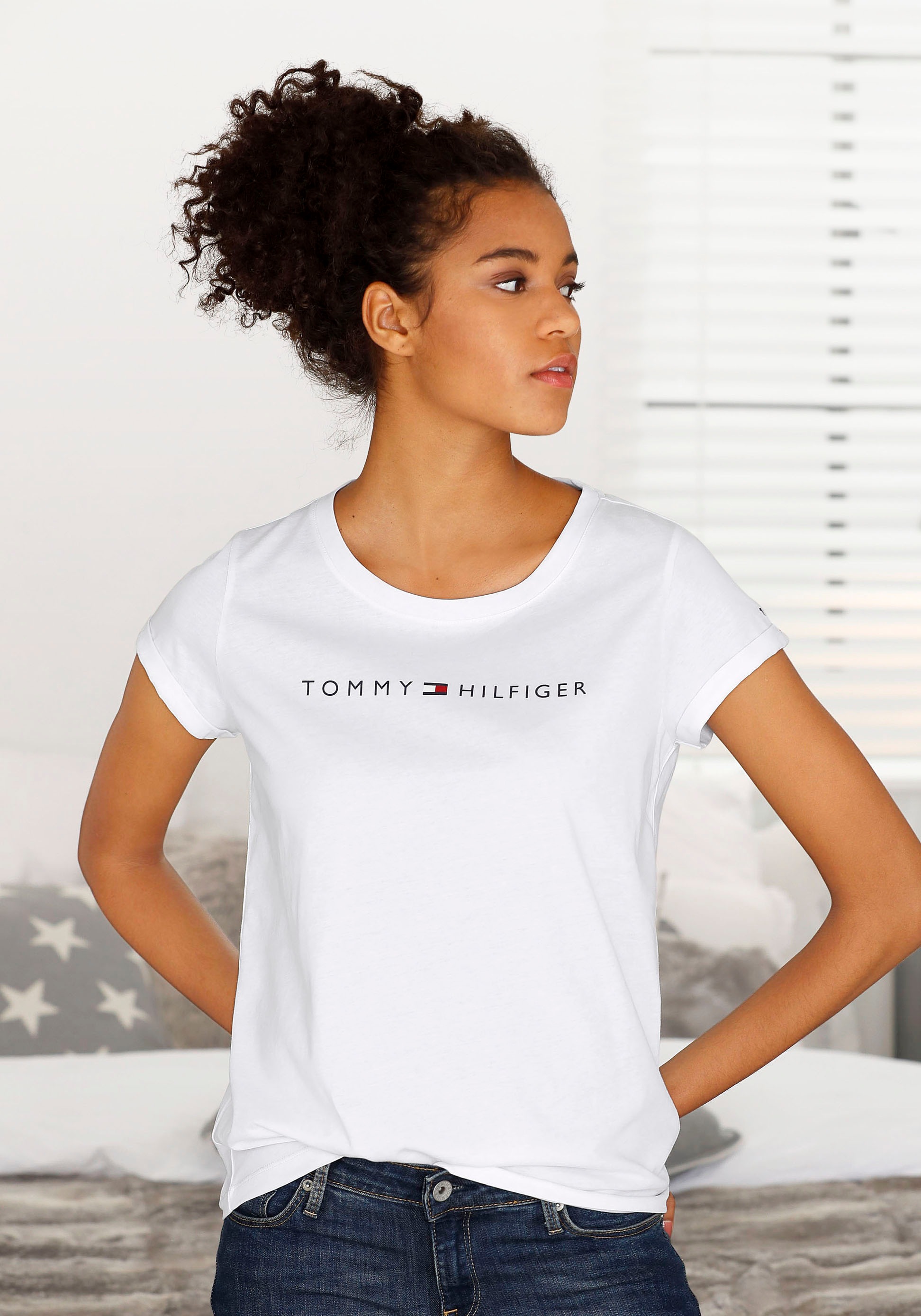Image of Tommy Hilfiger Underwear T-Shirt »Modern Cotton«, mit Logo-Print vorn bei Ackermann Versand Schweiz