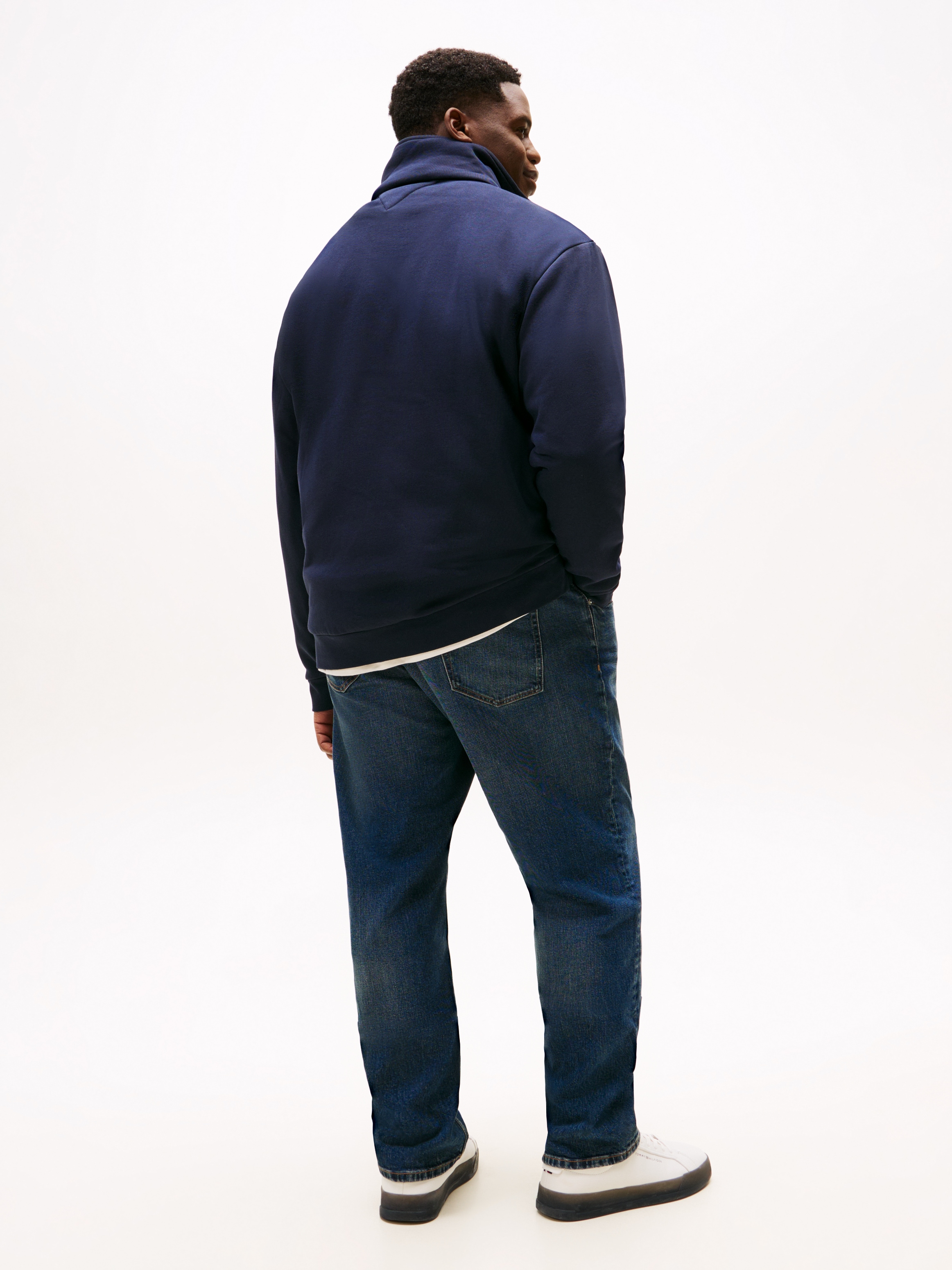 Tommy Hilfiger Big & Tall Sweatjacke »GLOBAL STRIPE ZIP«, Grosse Grössen