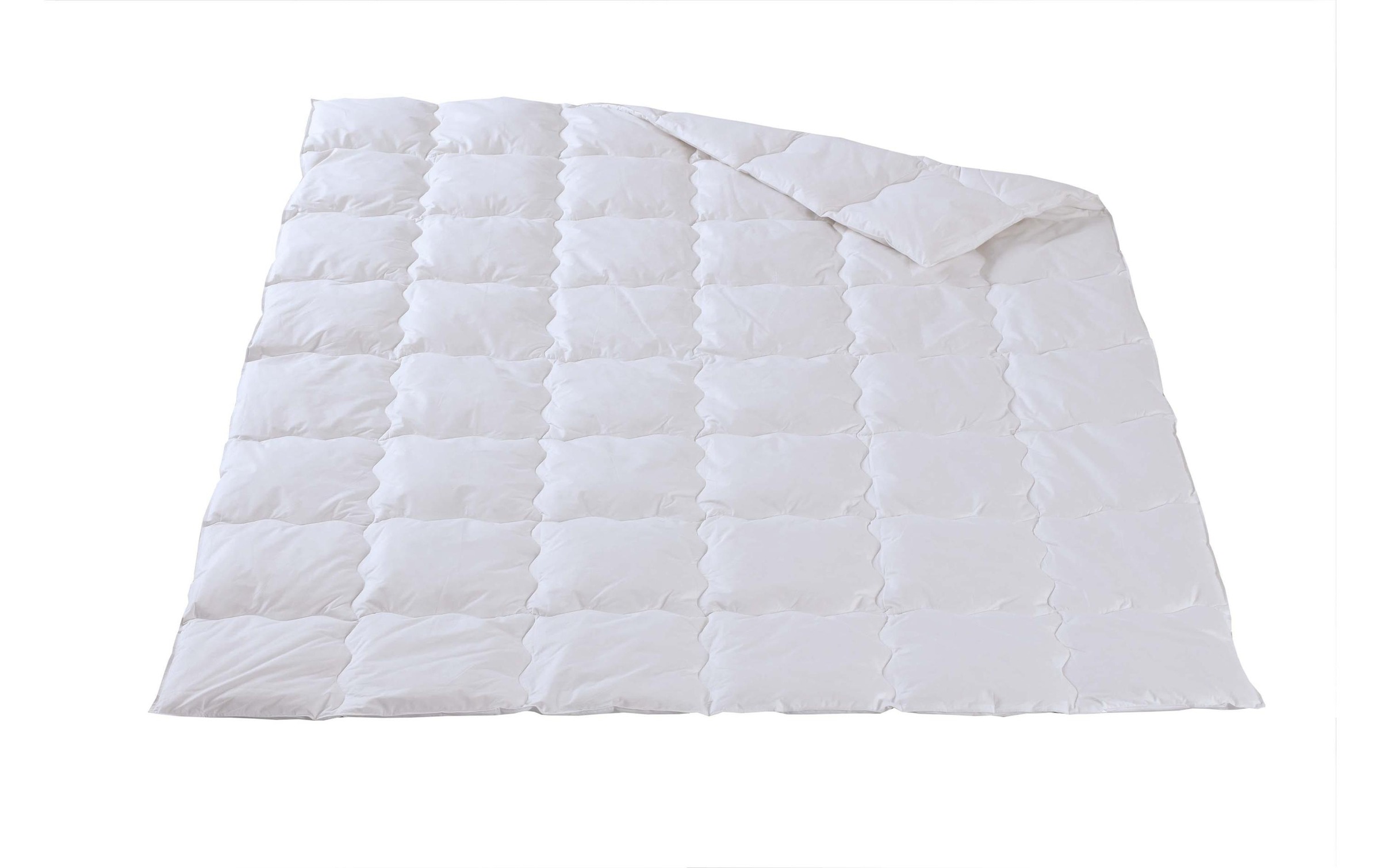 Image of DOR 4-Jahreszeitenbett »Arnica Pro Leicht, anzjahr, 160 x 210 cm«, 4-Jahreszeiten, Füllung Neue, reine, grossflockige Gänsedaunen, weiss 90%, Bezug Baumwolle, (1 St.) bei Ackermann Versand Schweiz