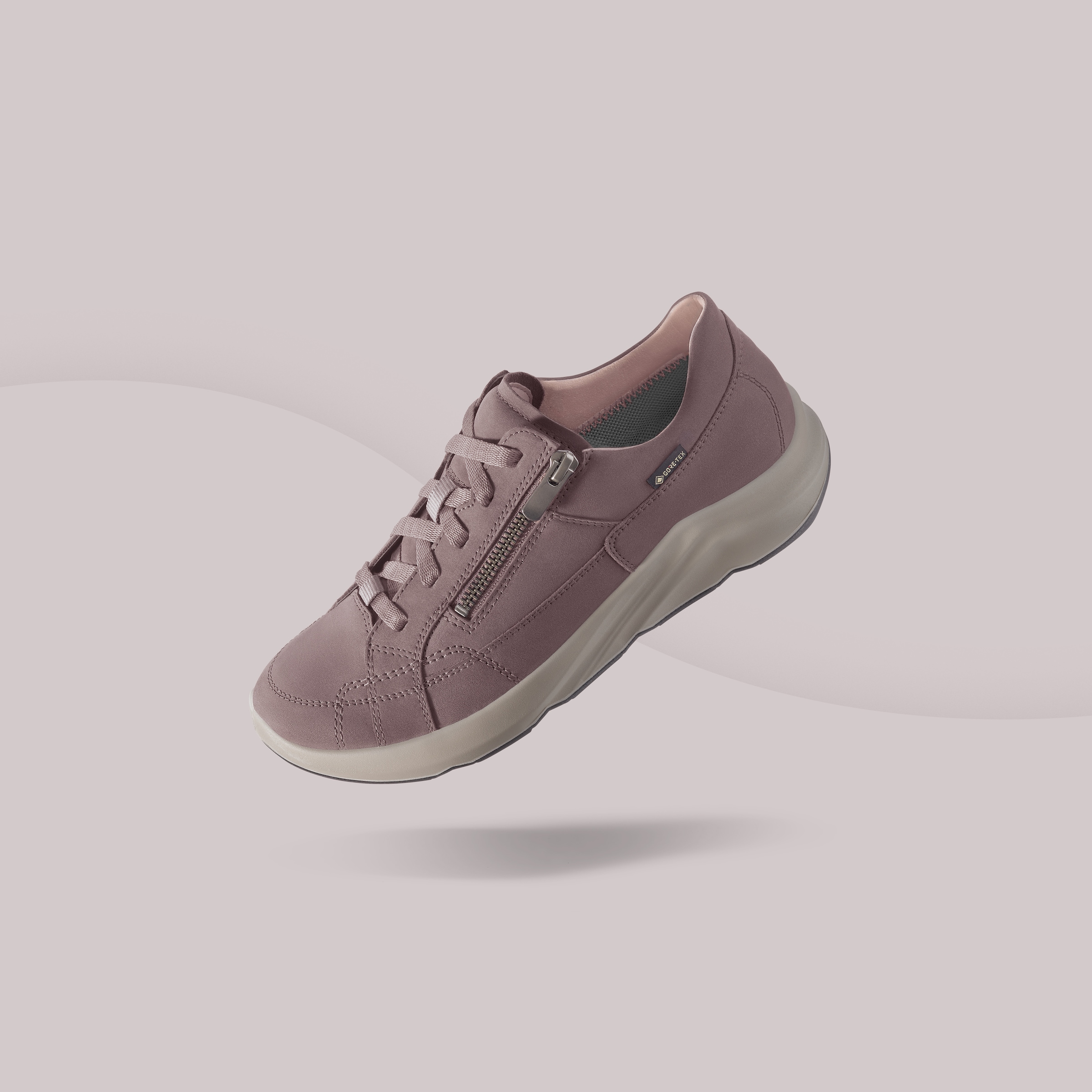 Legero Sneaker »BLISS«, Schnürschuh, Komfortschuh mit gepolstertem Schaftrand