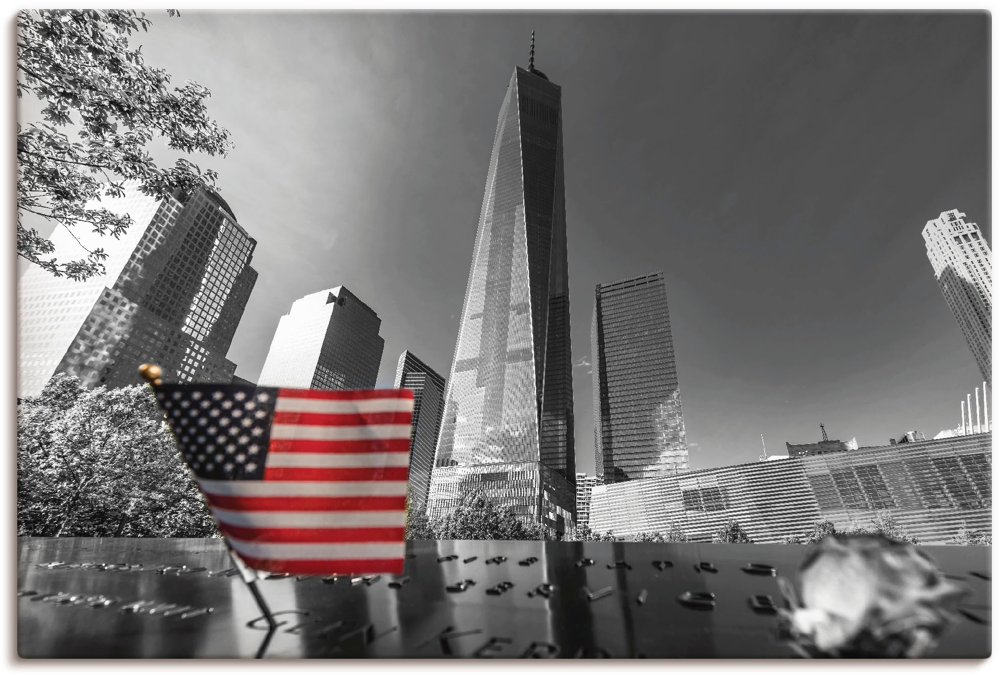 Image of Artland Wandbild »New York One World Trade Center I«, Amerika, (1 St.), in vielen Grössen & Produktarten - Alubild / Outdoorbild für den Aussenbereich, Leinwandbild, Poster, Wandaufkleber / Wandtattoo auch für Badezimmer geeignet bei Ackermann Versand Sch