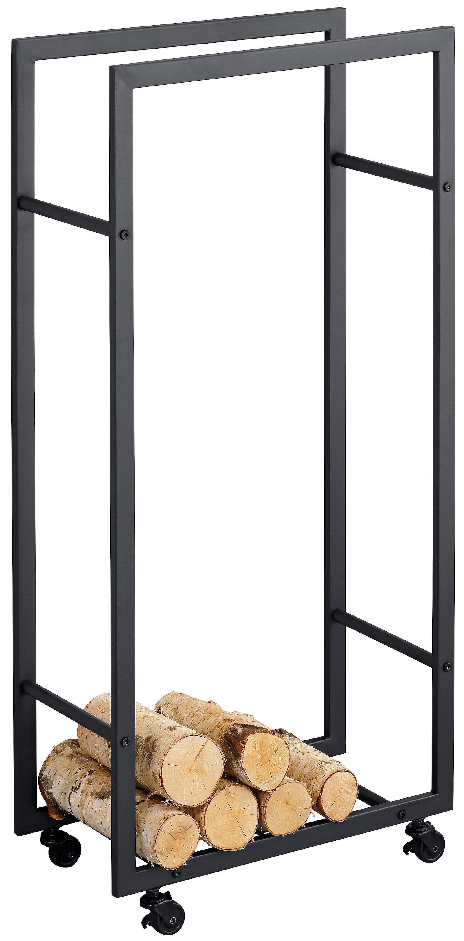 Image of HOFMANN LIVING AND MORE Kaminholzkorb, mit Rollen bei Ackermann Versand Schweiz