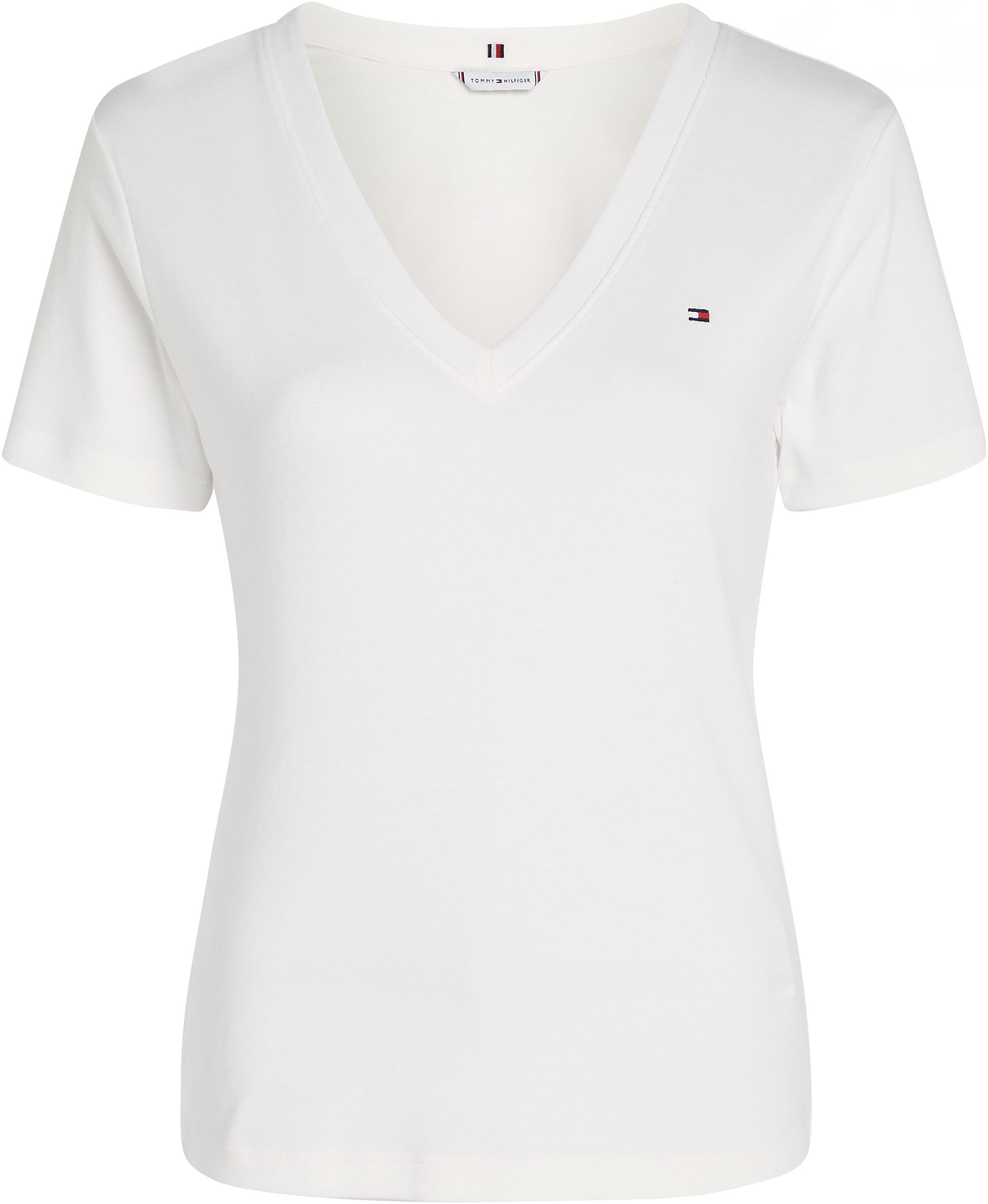 Tommy Hilfiger Curve V-Shirt »CRV NEW SLIM CODY V-NECK SS«, in grossen Grössen