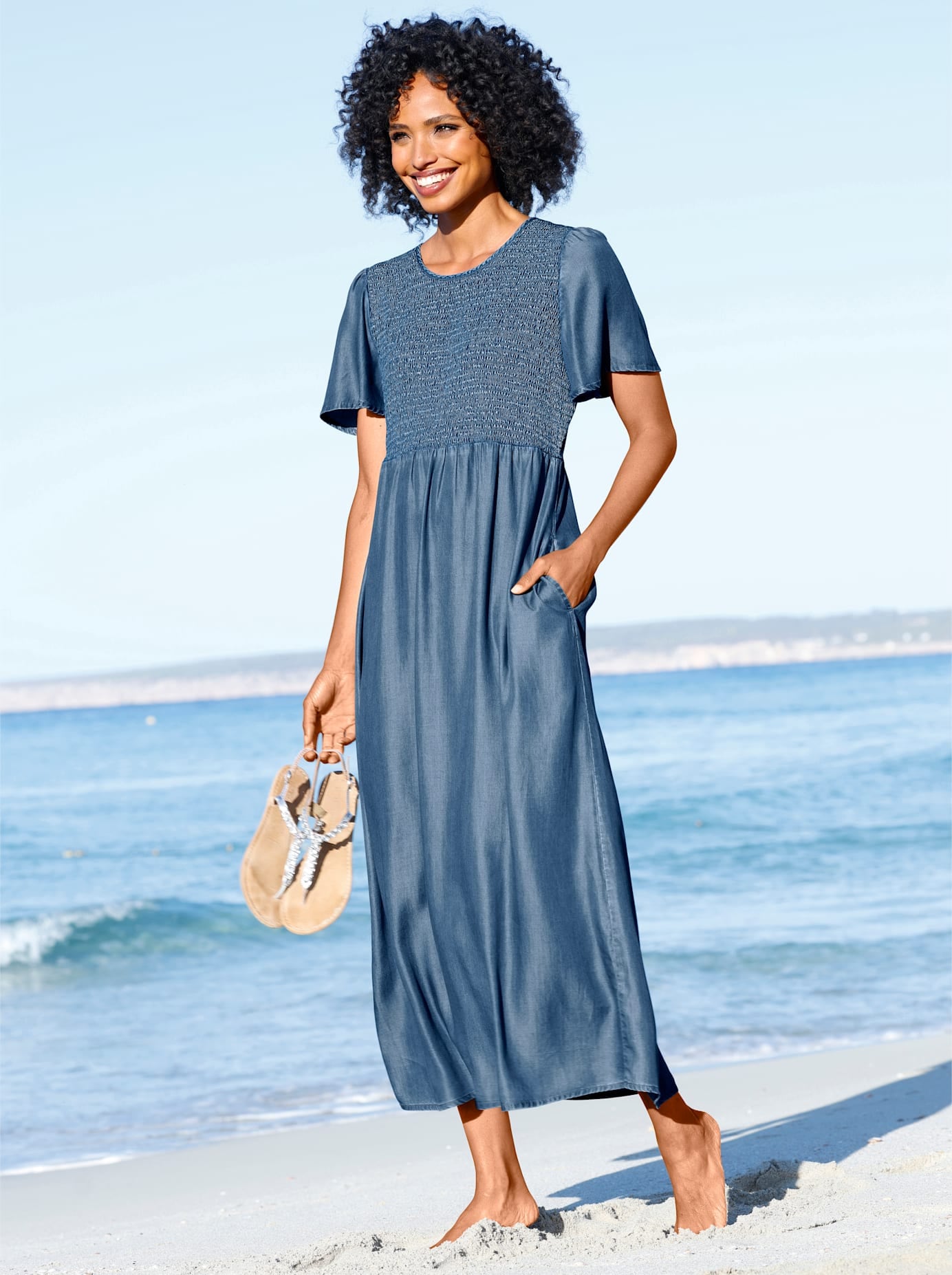 Image of heine Sommerkleid "Kleid" Nahttasche