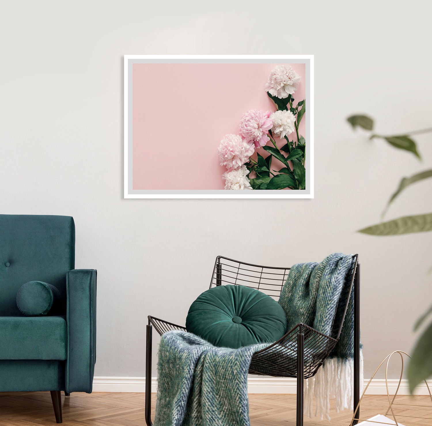 Image of queence Bild "Gunda" Blumen Foto Kunst Pflanzen Pflanzenbilder Rosen, gerahmt