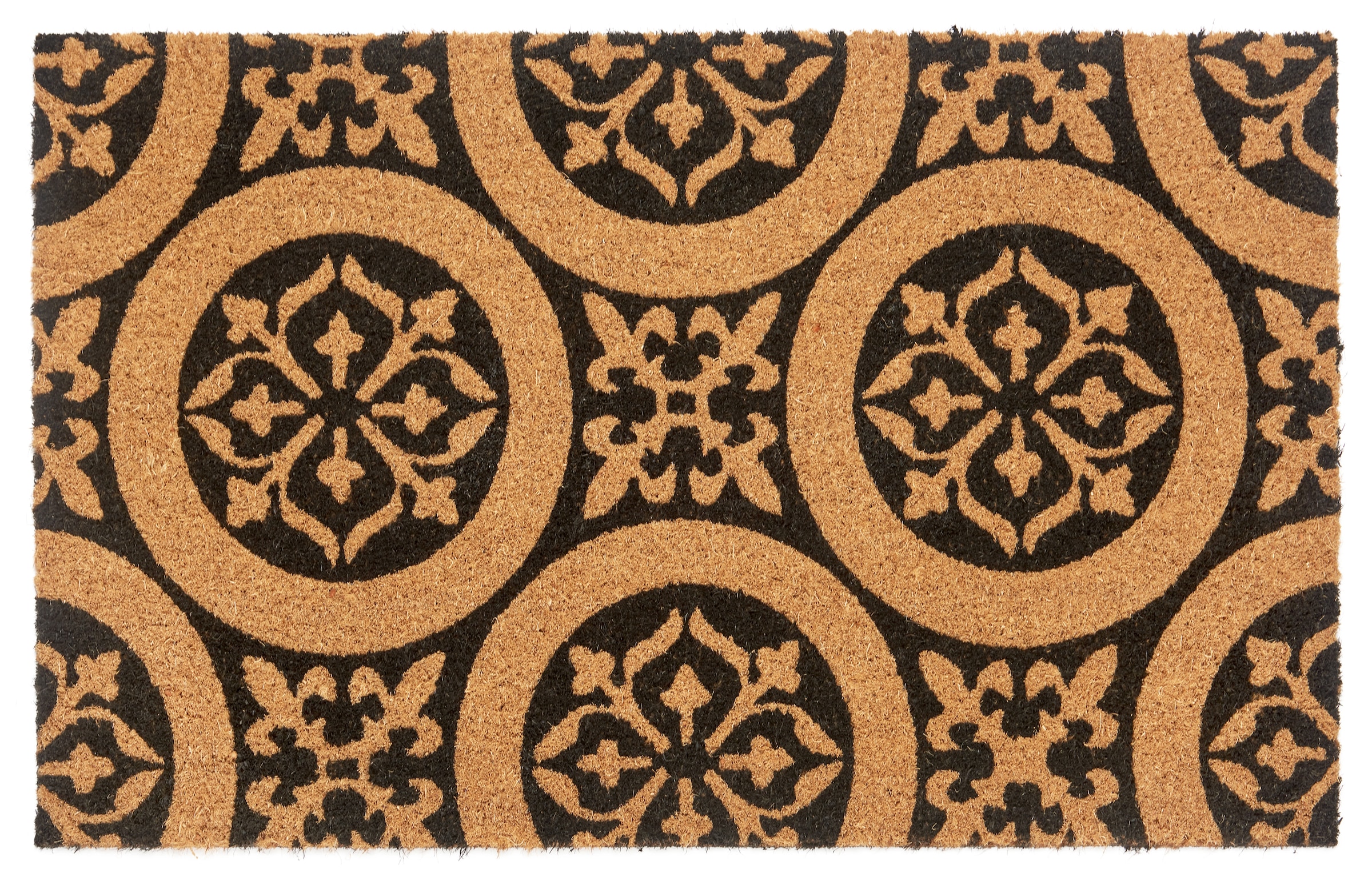 Image of HANSE Home Fussmatte "Ornaments, Türmatte" rechteckig 15 mm Höhe Kokos, Schmutzfangmatte, Outdoor, Rutschfest, Innen, Kokosmatte, Flur