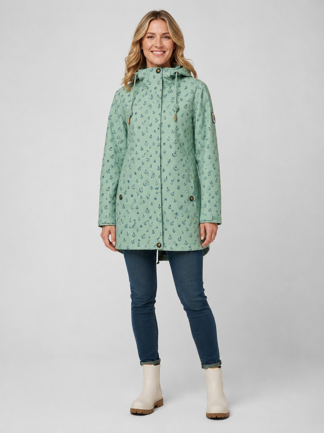 ankerglut Veste softshell »ANKERGLUTSCHEIN« avec capuche également disponible en grandes tailles
