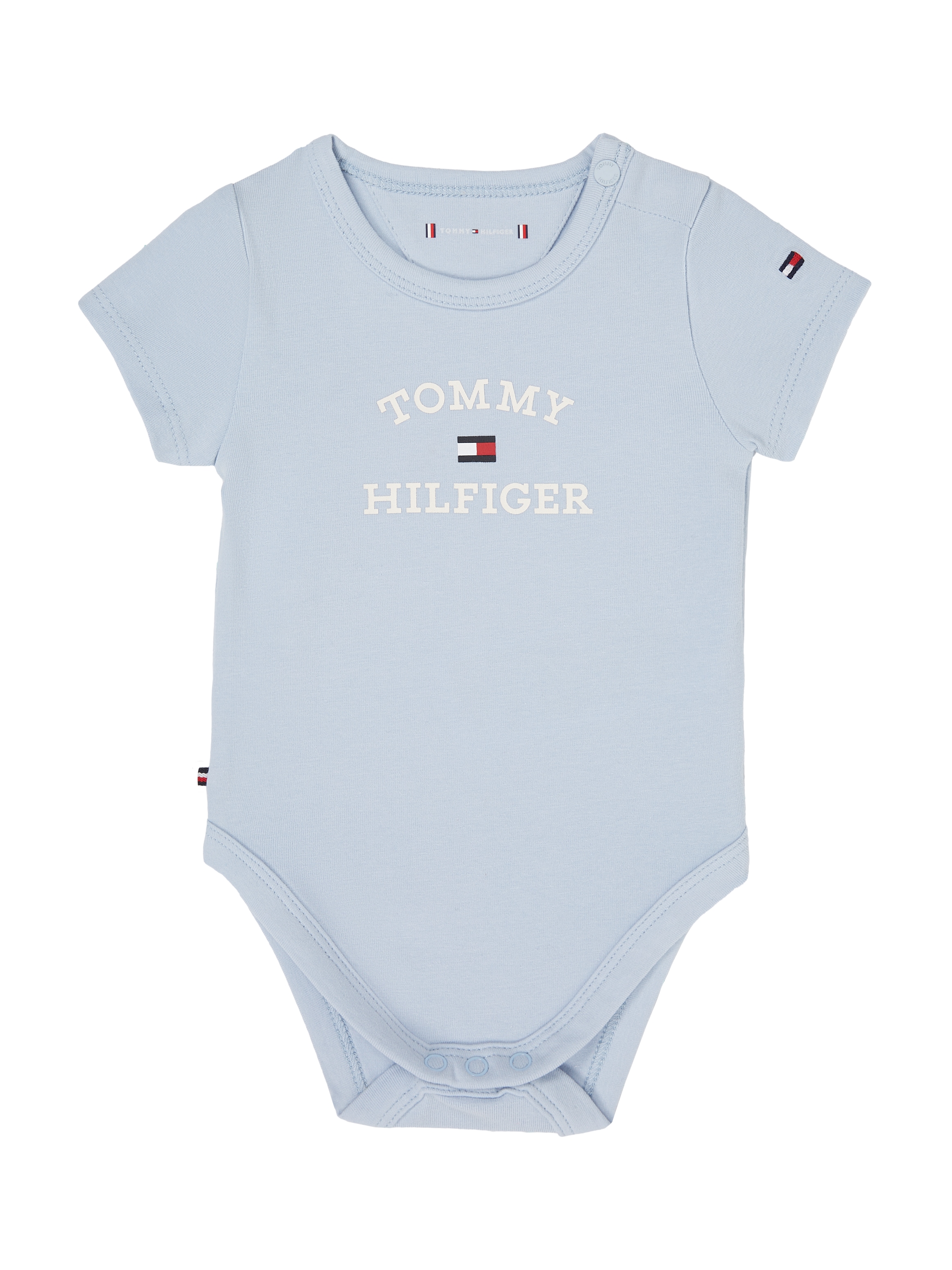 Tommy Hilfiger Kurzarmbody »BABY TH LOGO BODY S/S«, Baby bis 2 Jahre