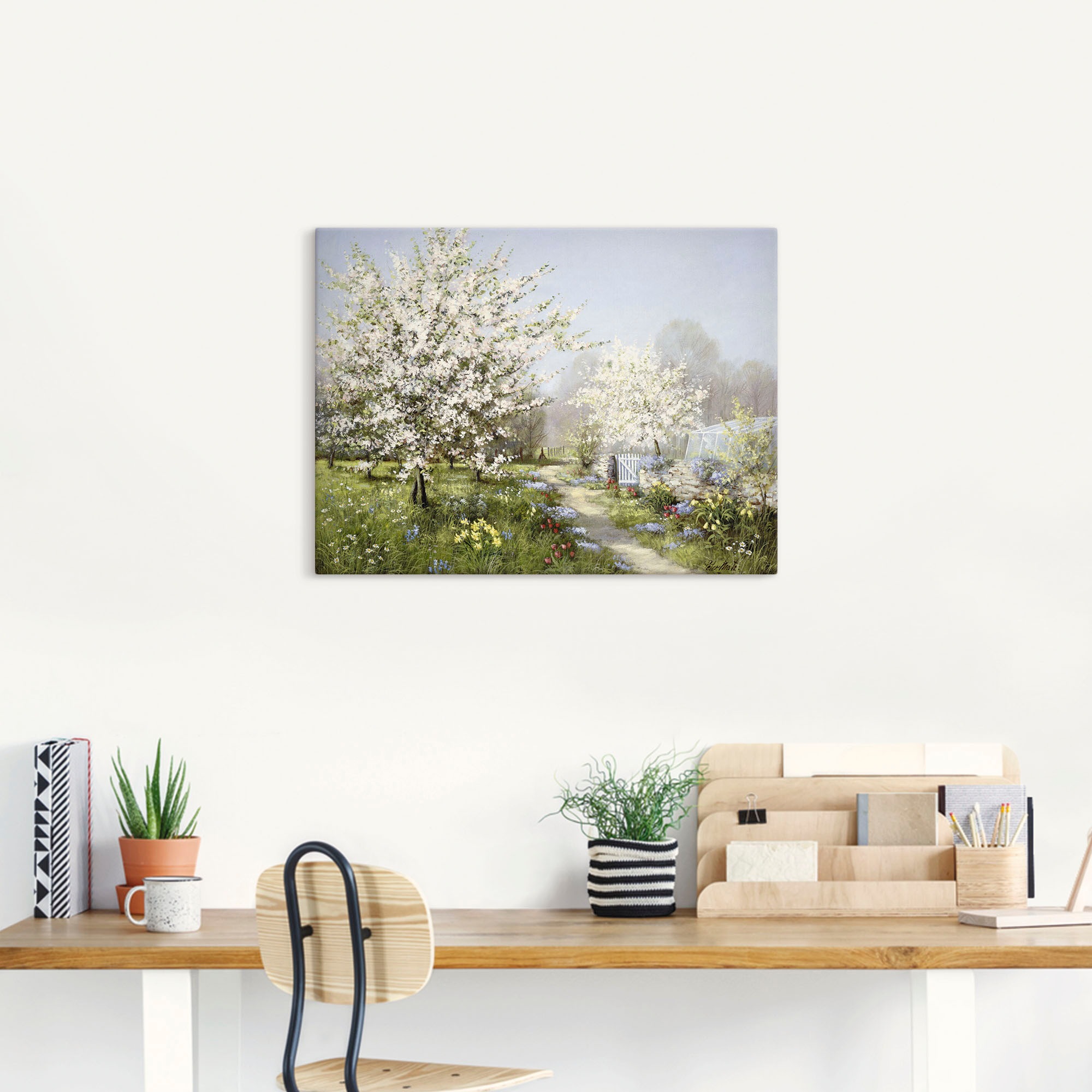 Artland Wandbild »Frühlingsblüten«, Wiesen & Bäume, (1 St.), als Leinwandbild, Poster, Wandaufkleber in verschied. Grössen