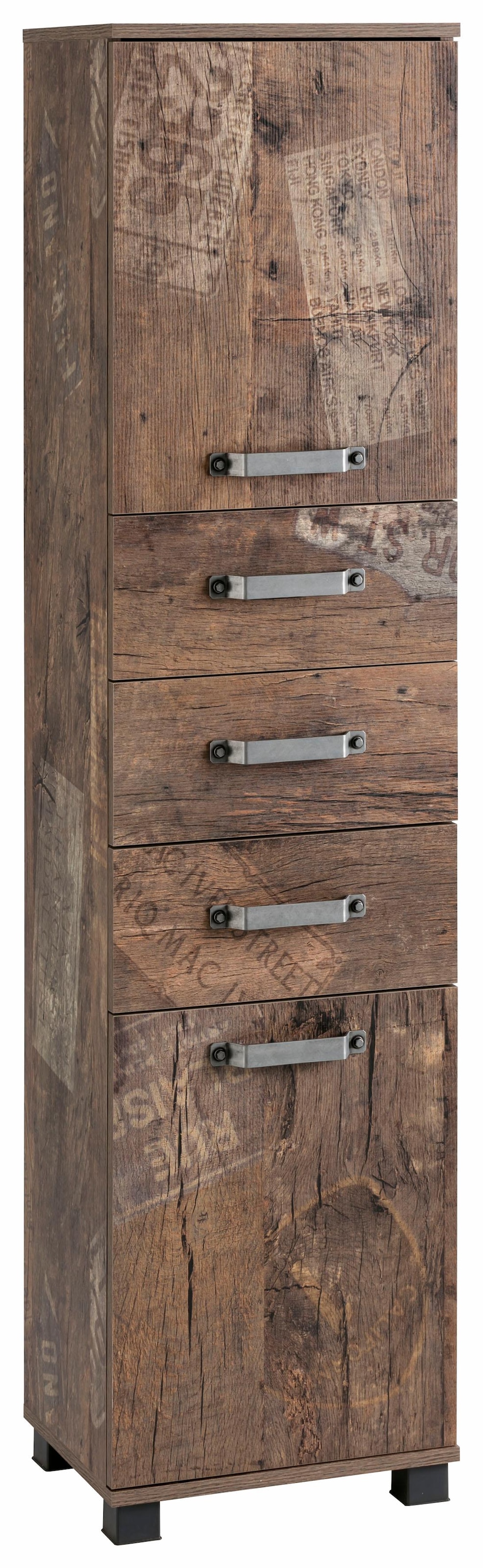 Schildmeyer Hochschrank »Milan«, Breite 40,5 cm, mit 2 Türen, 3 Schubladen  & Metallgriffen versandkostenfrei auf