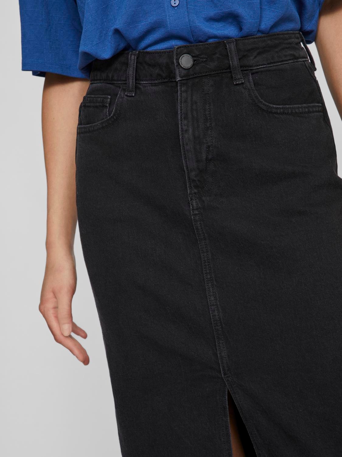 Vila Jeansrock »VIJAF HW MIDI DENIM SKIRT-NOOS«