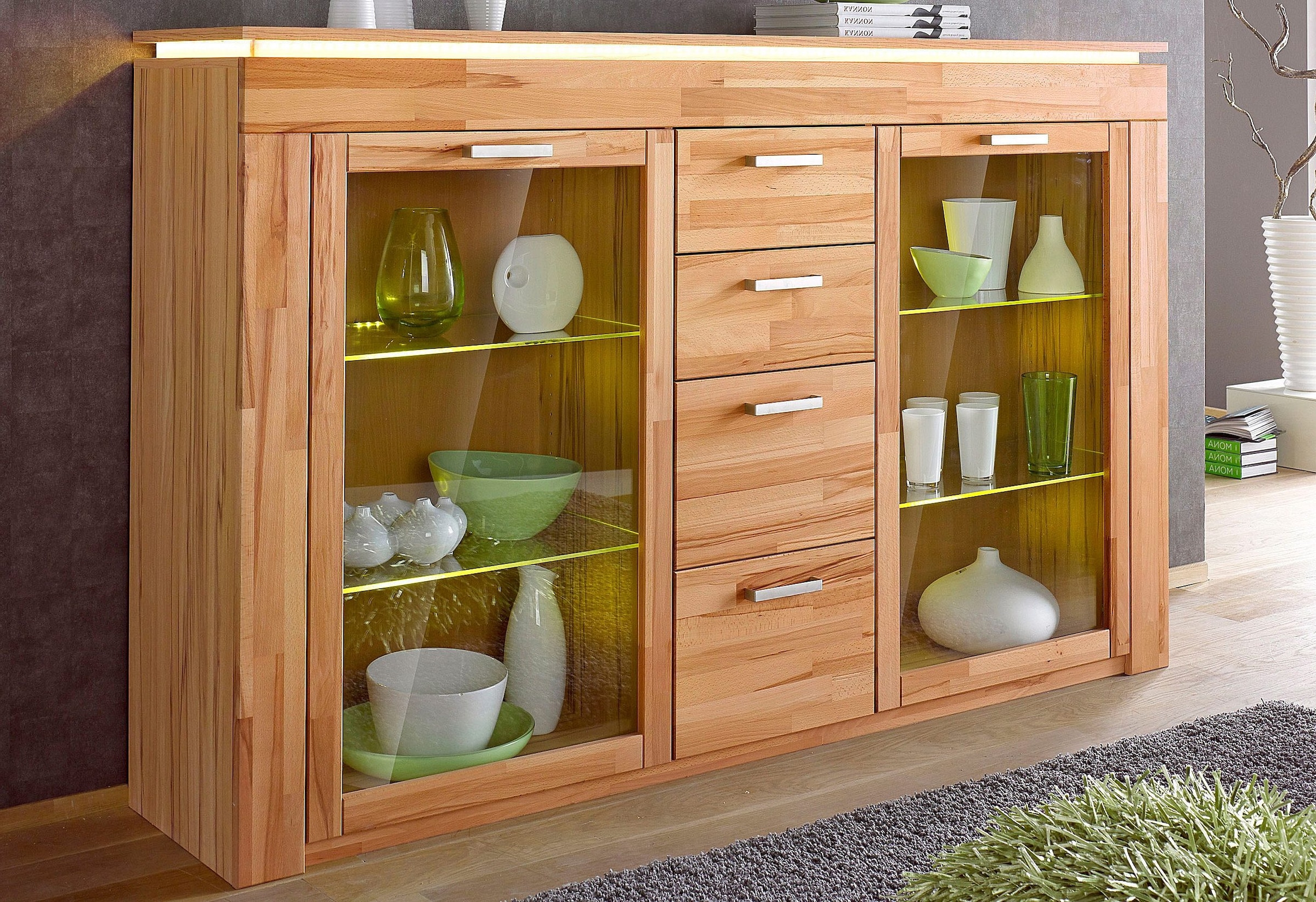 Image of VOGL Möbelfabrik Highboard Breite 182 cm