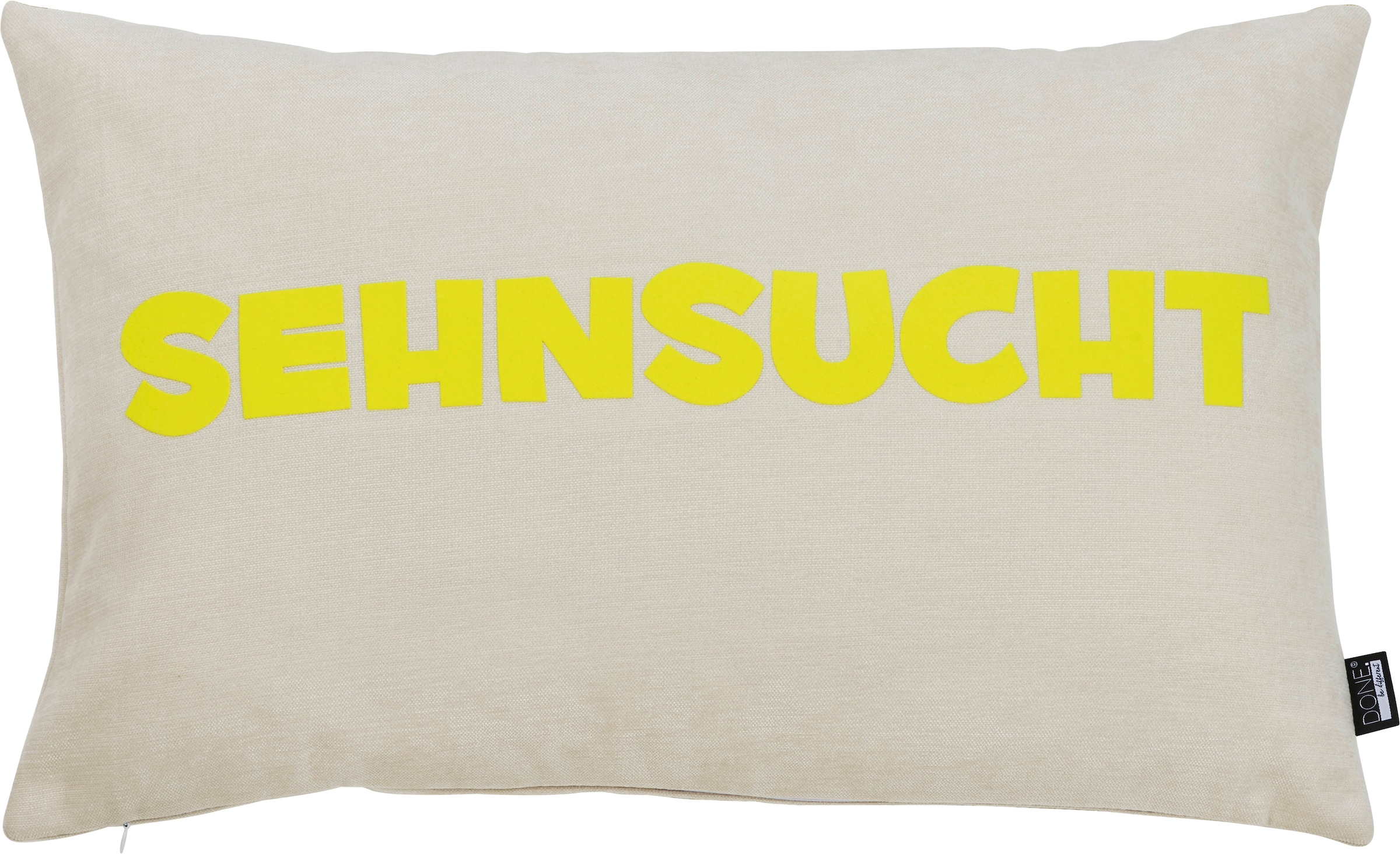 Image of done. Dekokissen "SEHNSUCHT" Extra weiche Haptik