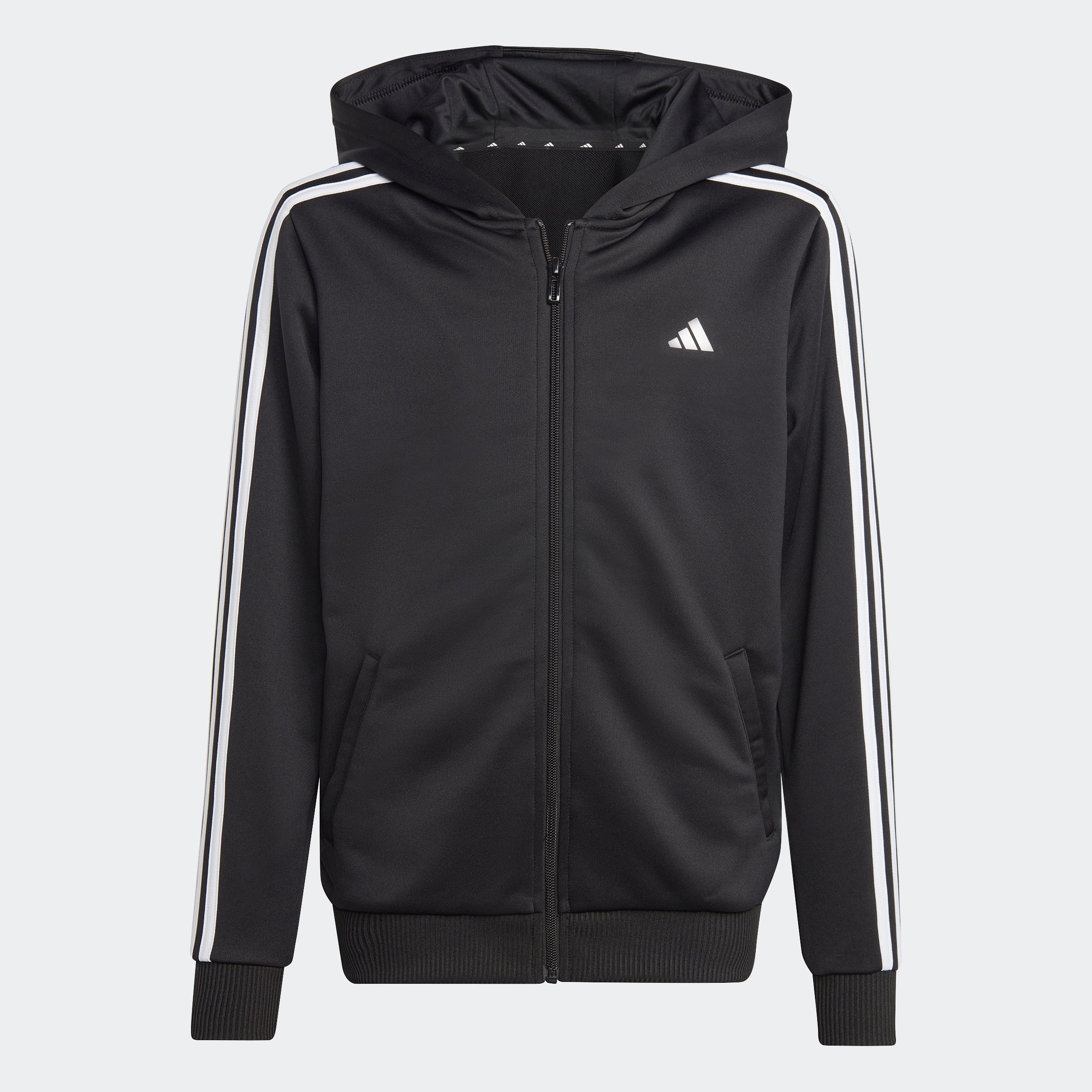 adidas Sportswear Trainingsjacke »TRAIN ESSENTIALS AEROREADY 3STREIFEN REGULARFIT KAPUZENJACKE«