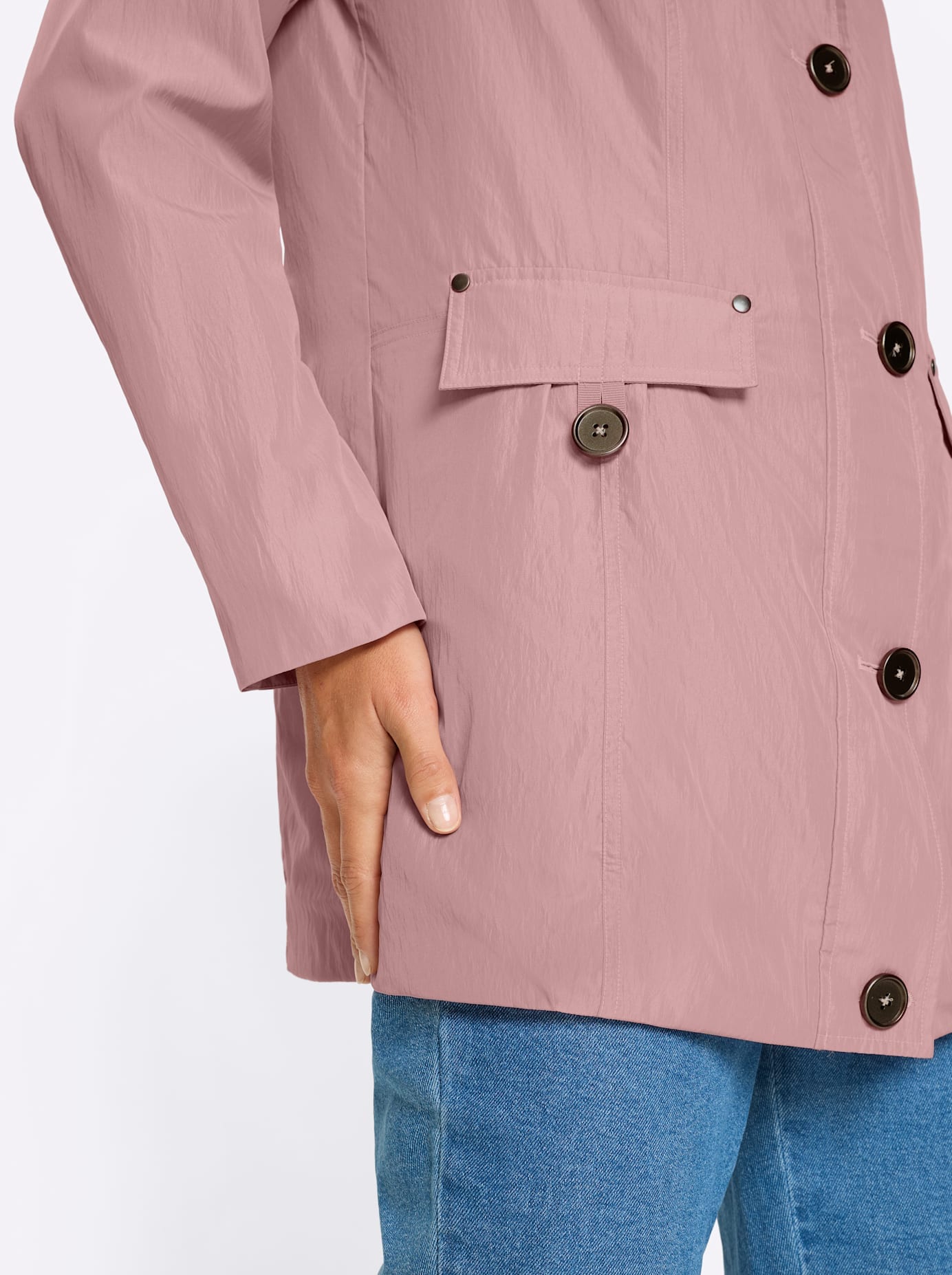 Classic Basics Langjacke ohne Kapuze