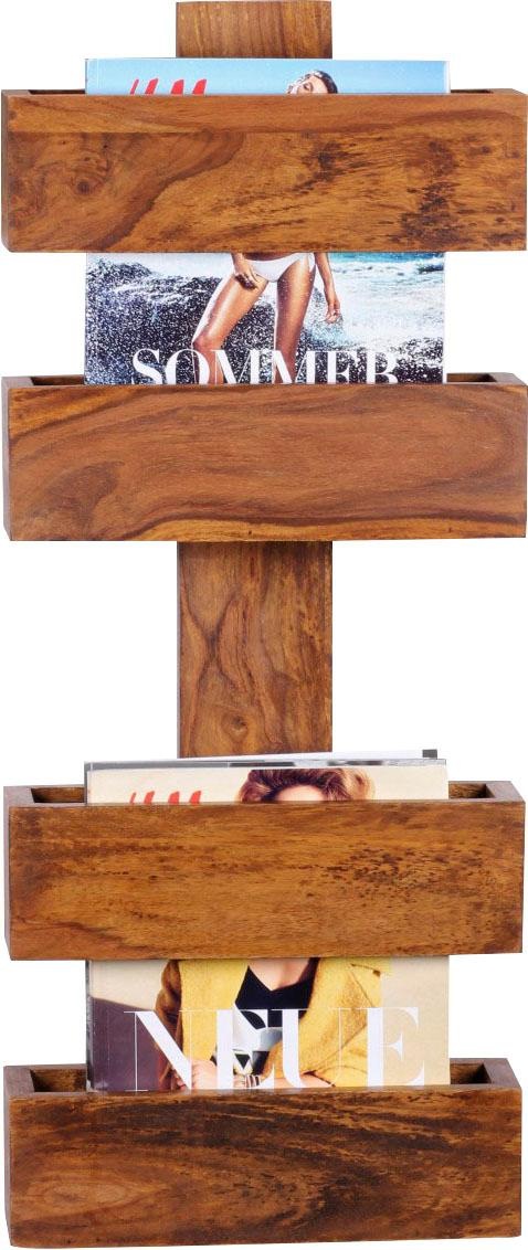 Image of Home affaire Zeitungsständer »Mumbai«, aus Massivholz Akazie oder Sheesham bei Ackermann Versand Schweiz