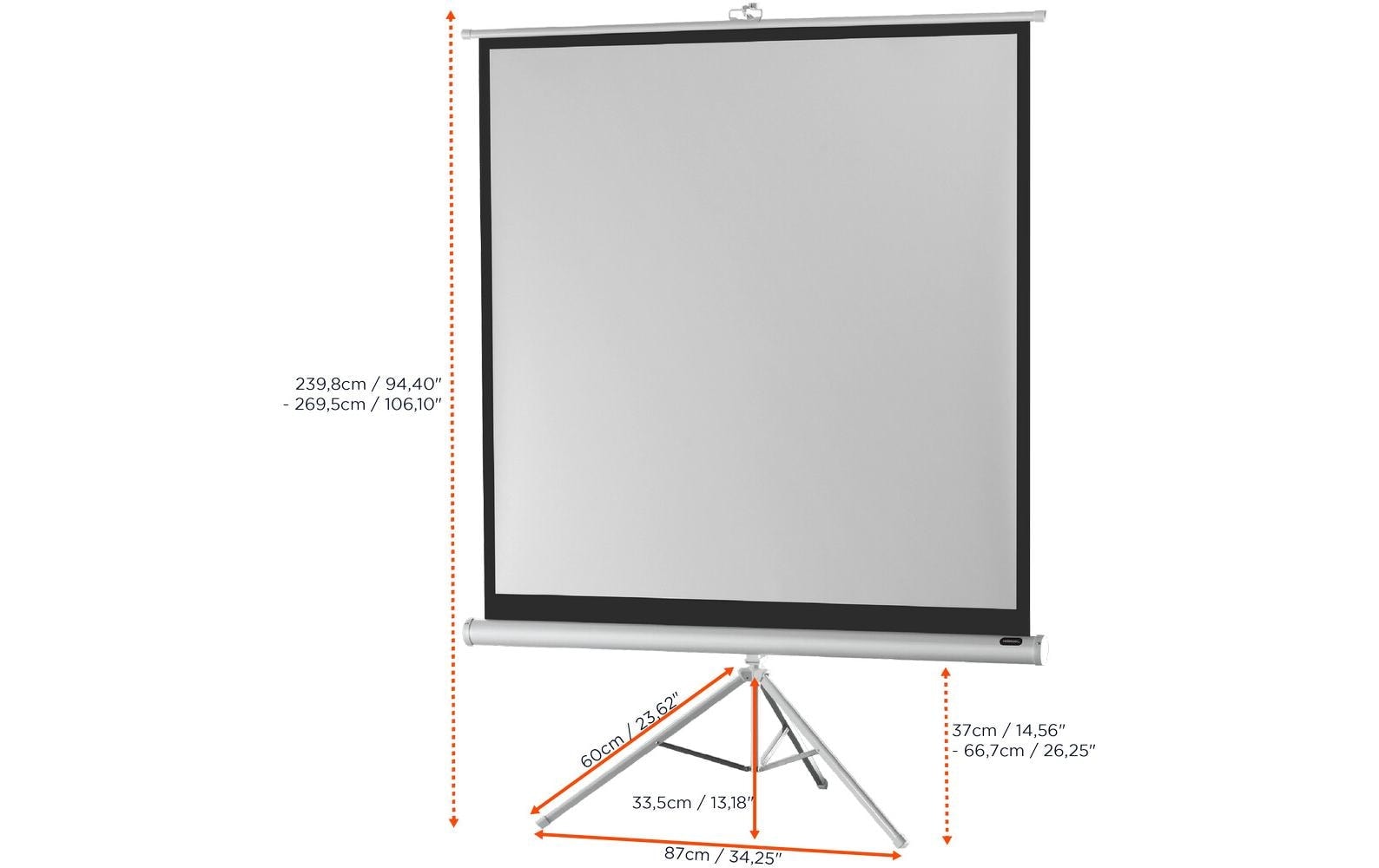 Celexon Stativleinwand »Eco 184x184 cm«