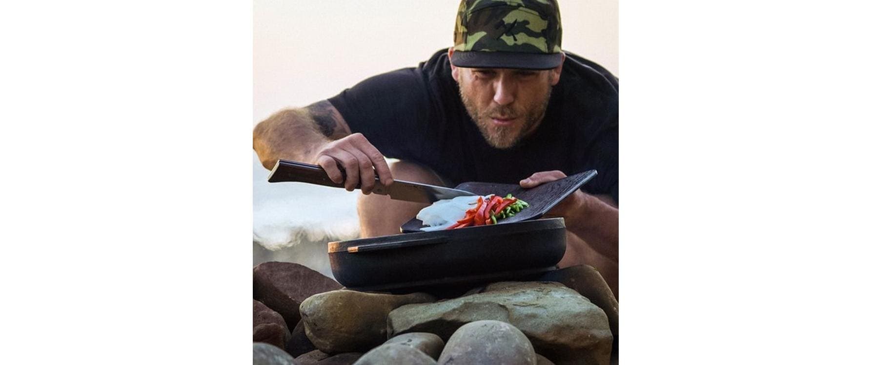   Kochmesser »Messermeister Adventure Chef 3-teilig, Braun/Silber«