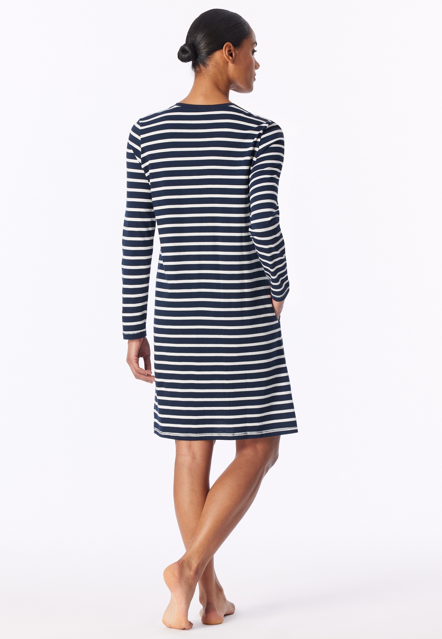 Schiesser Chemise de nuit »Casual Essentials« Paquet,  Poches externes avec col en V léger